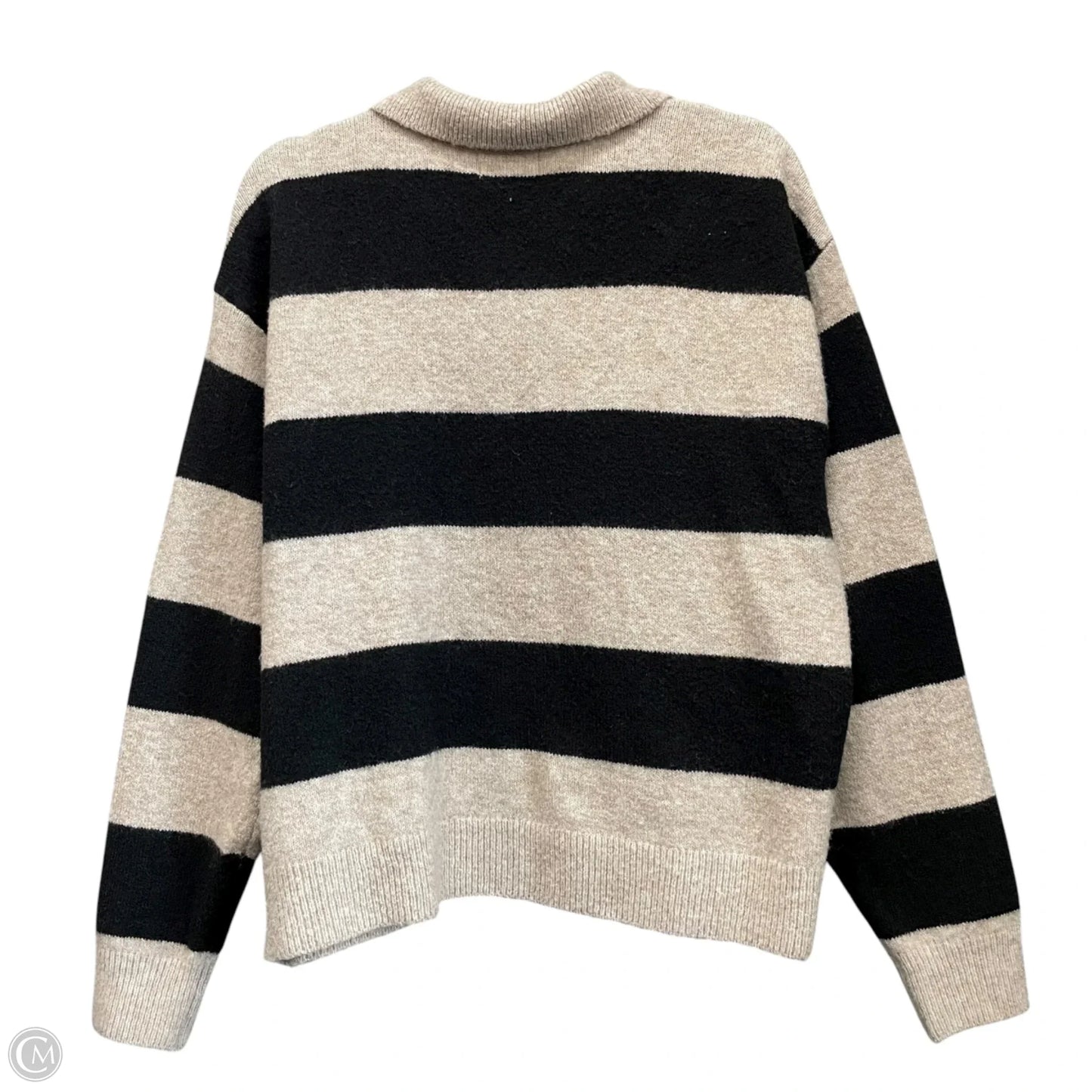 Sweater By Universal Thread In Black & Cream, Size: Xl