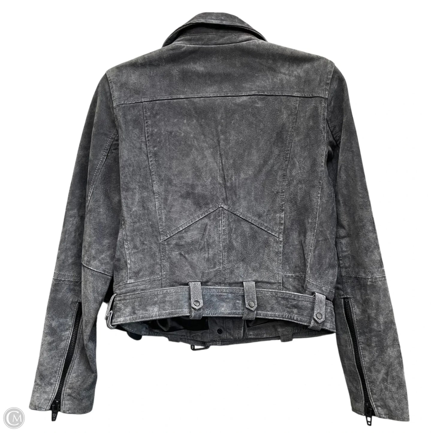 Jacket Moto Leather By Blanknyc In Grey, Size: M