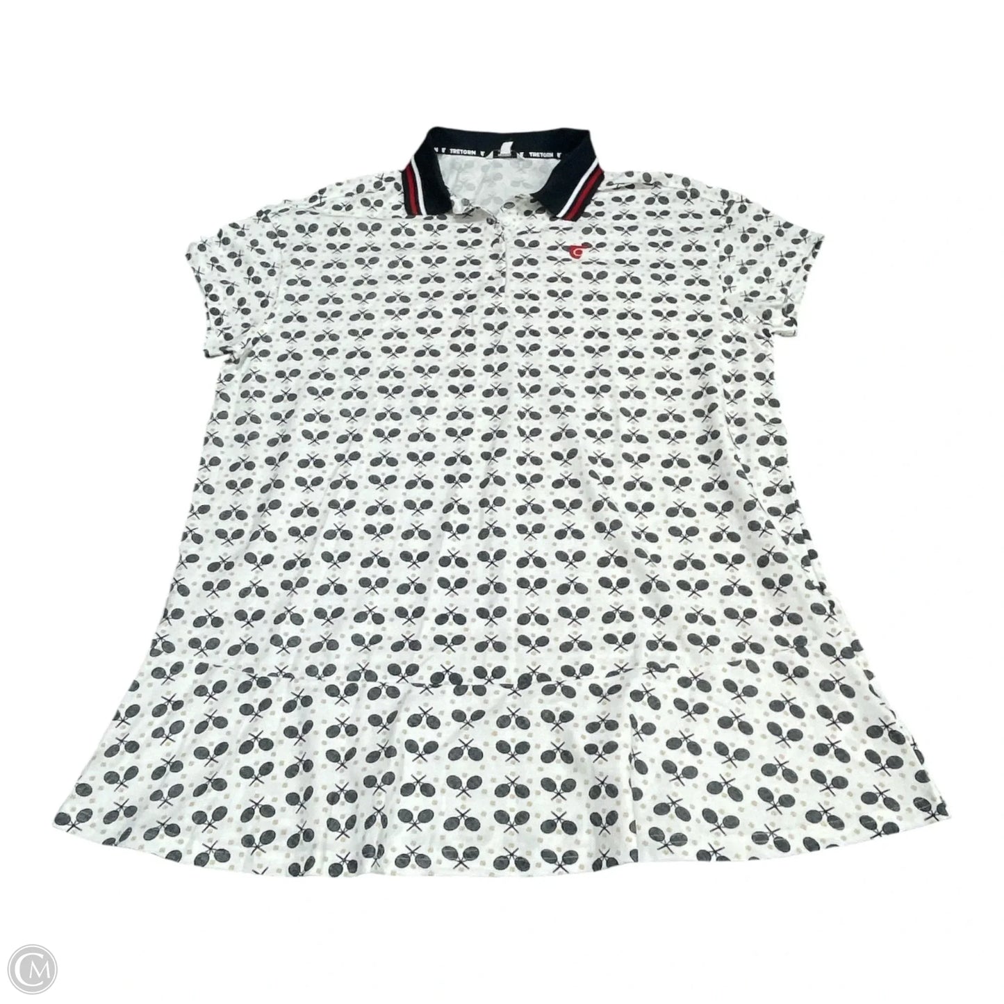 Dress Casual Short By Tretorn In Blue & White, Size: 2x
