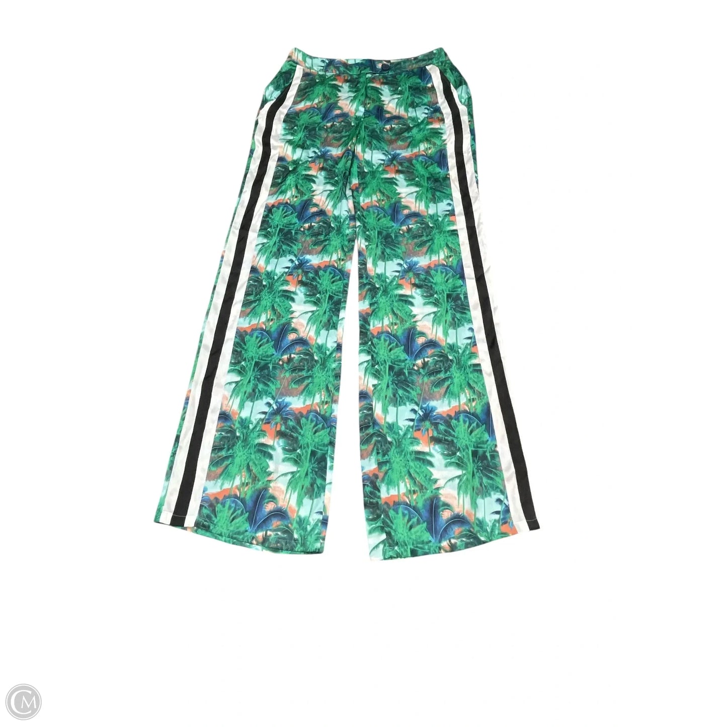 Pants Wide Leg By Cmc In Blue & Green, Size: 8
