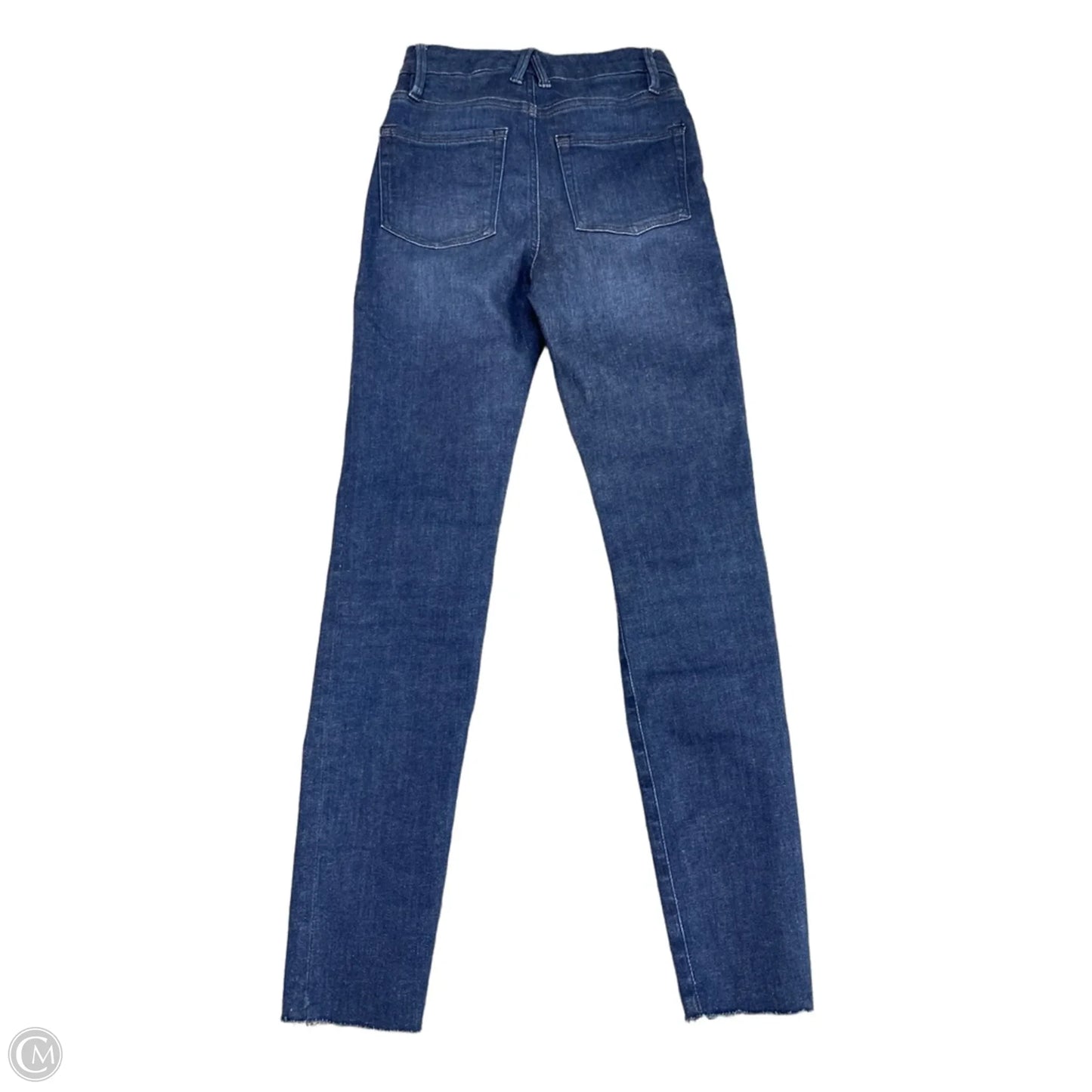 Jeans Skinny By Good American In Blue Denim, Size: 0