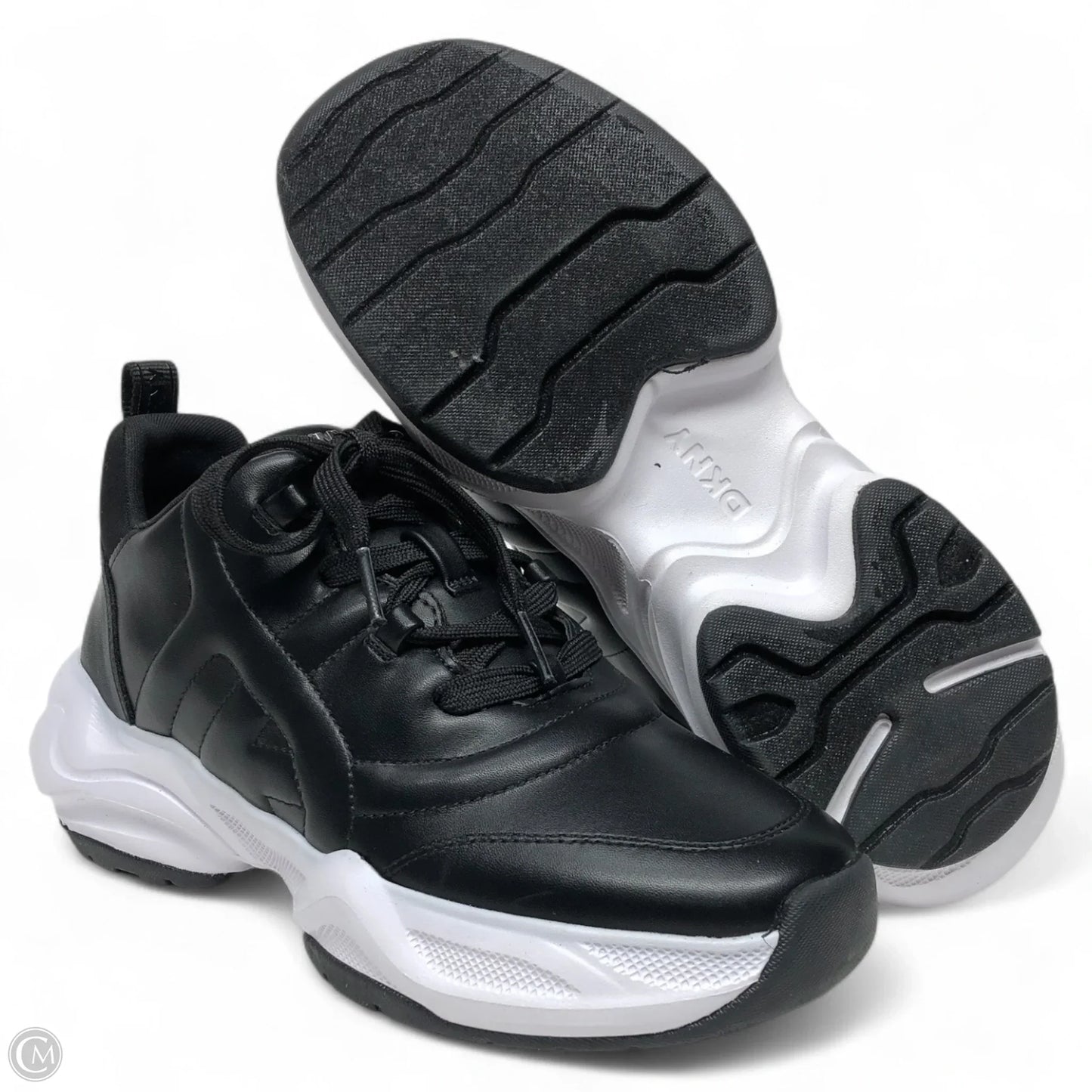 Shoes Sneakers By Dkny In Black, Size: 6.5
