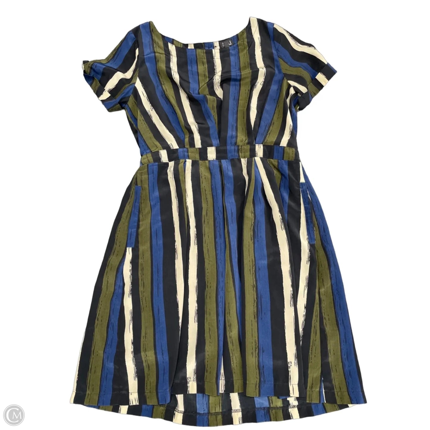 Dress Casual Short By Very J In Blue & Green, Size: L
