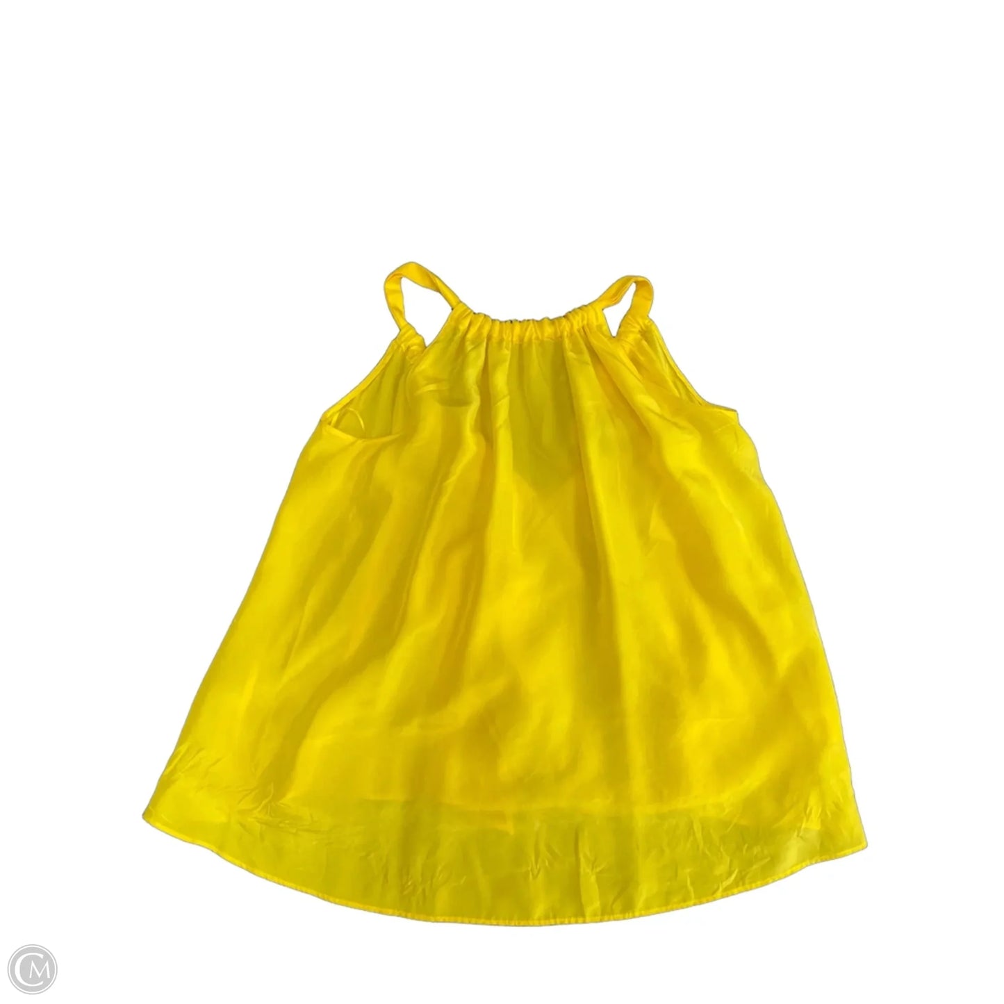 Top Sleeveless By Banana Republic In Yellow, Size: S
