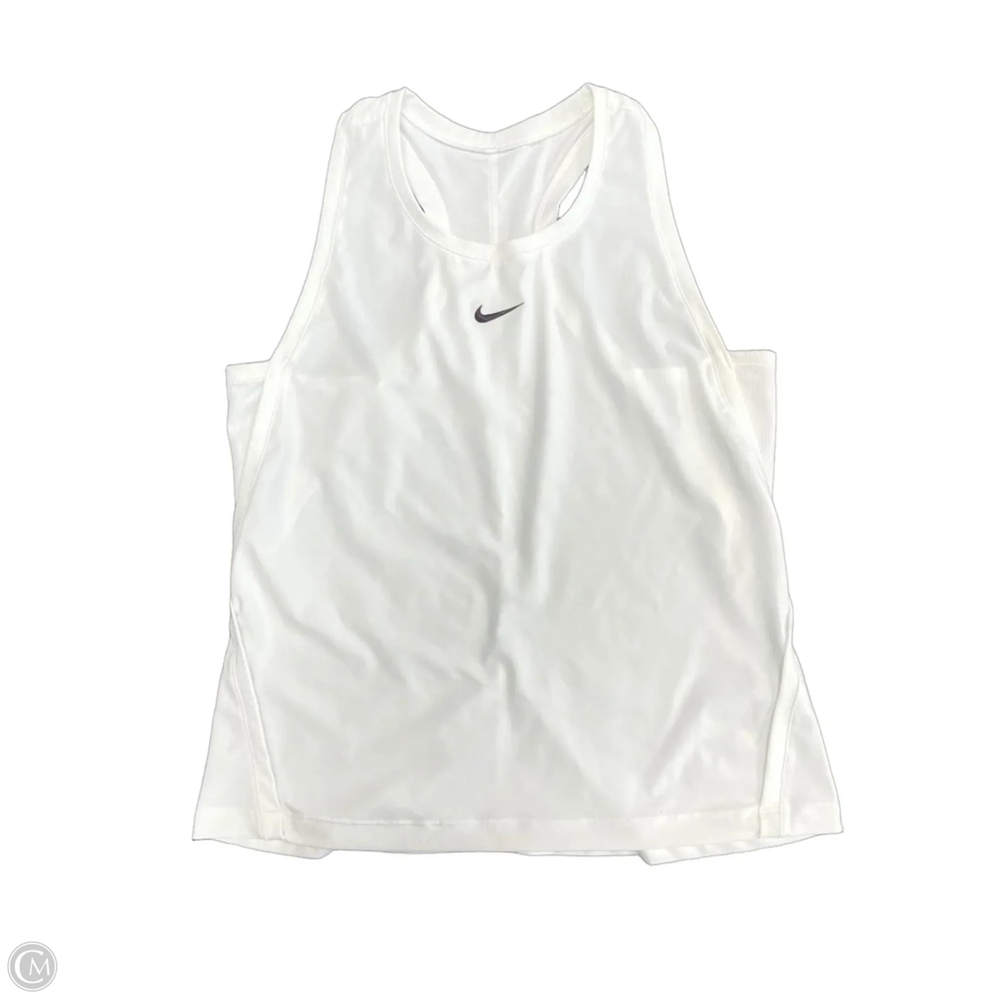 Athletic Tank Top By Nike Apparel In White, Size: M