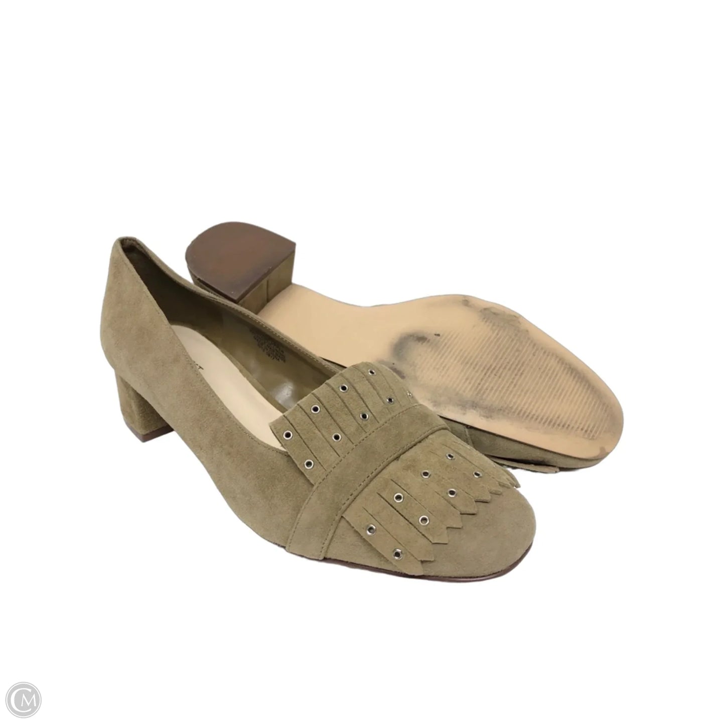 Shoes Heels Block By Nine West In Taupe, Size: 10
