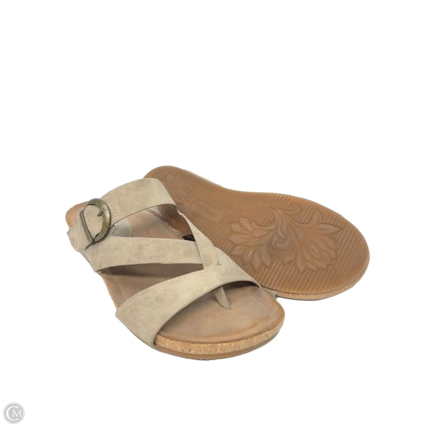 Sandals Flats By Sofft In Taupe, Size: 9