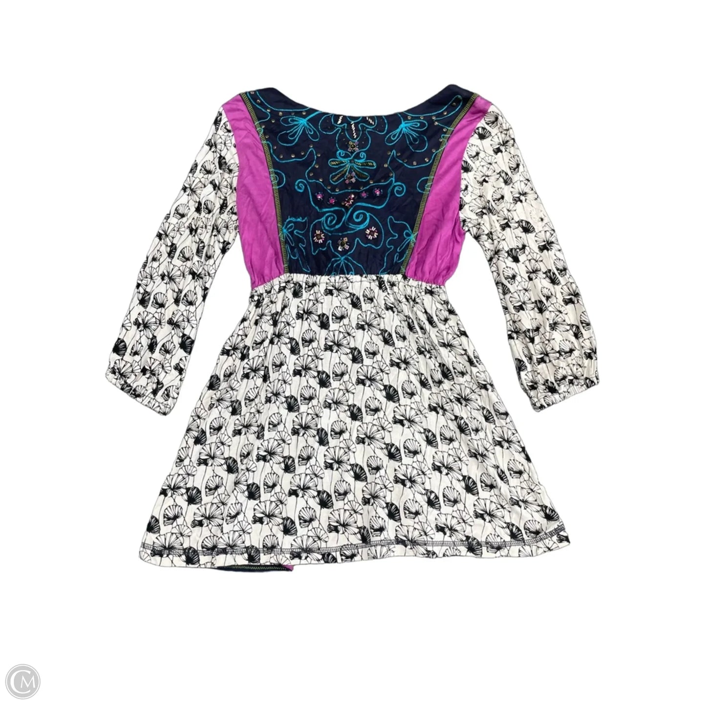 Tunic Long Sleeve By Clothes Mentor In Blue & Purple, Size: S