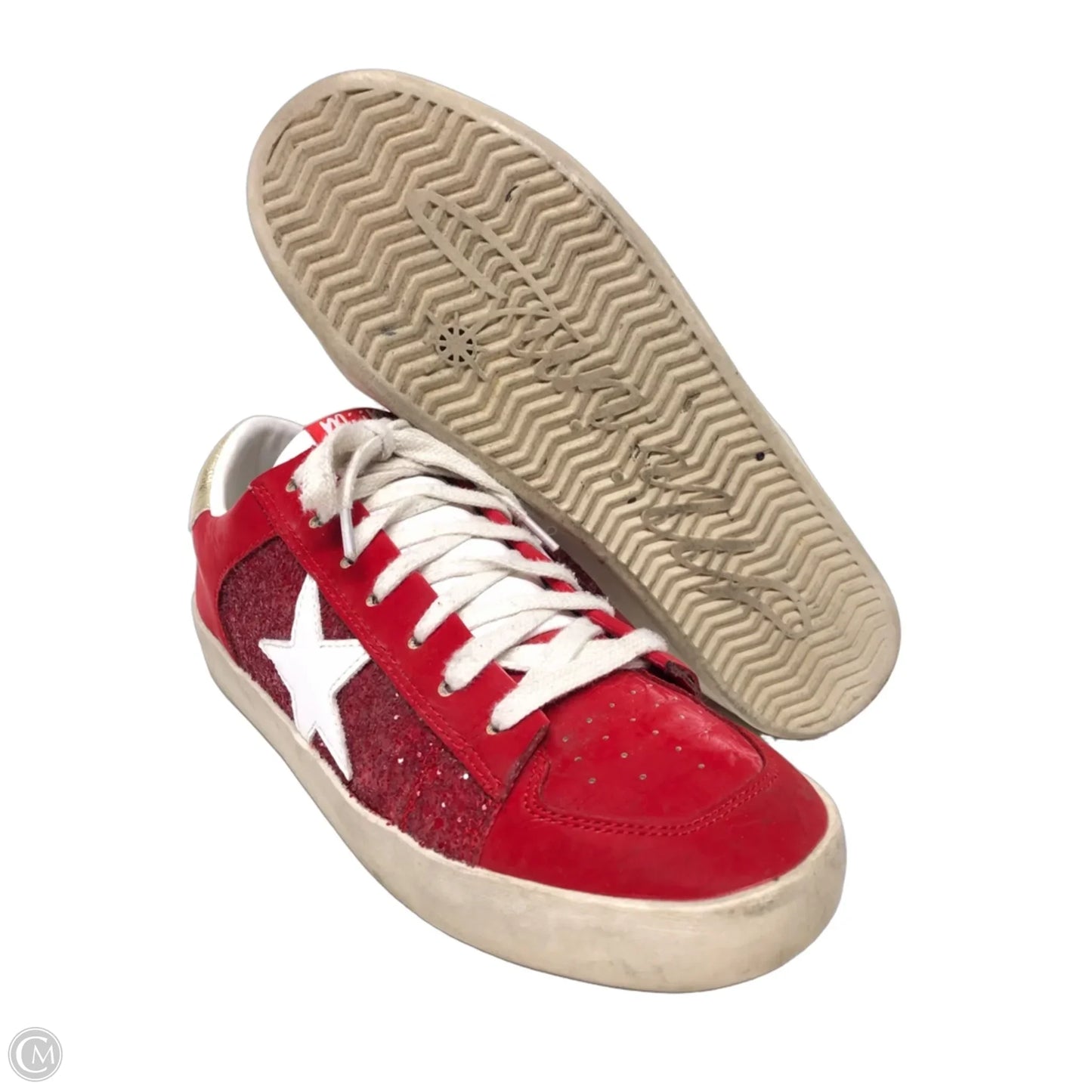 Shoes Sneakers By Clothes Mentor In Red, Size: 8.5