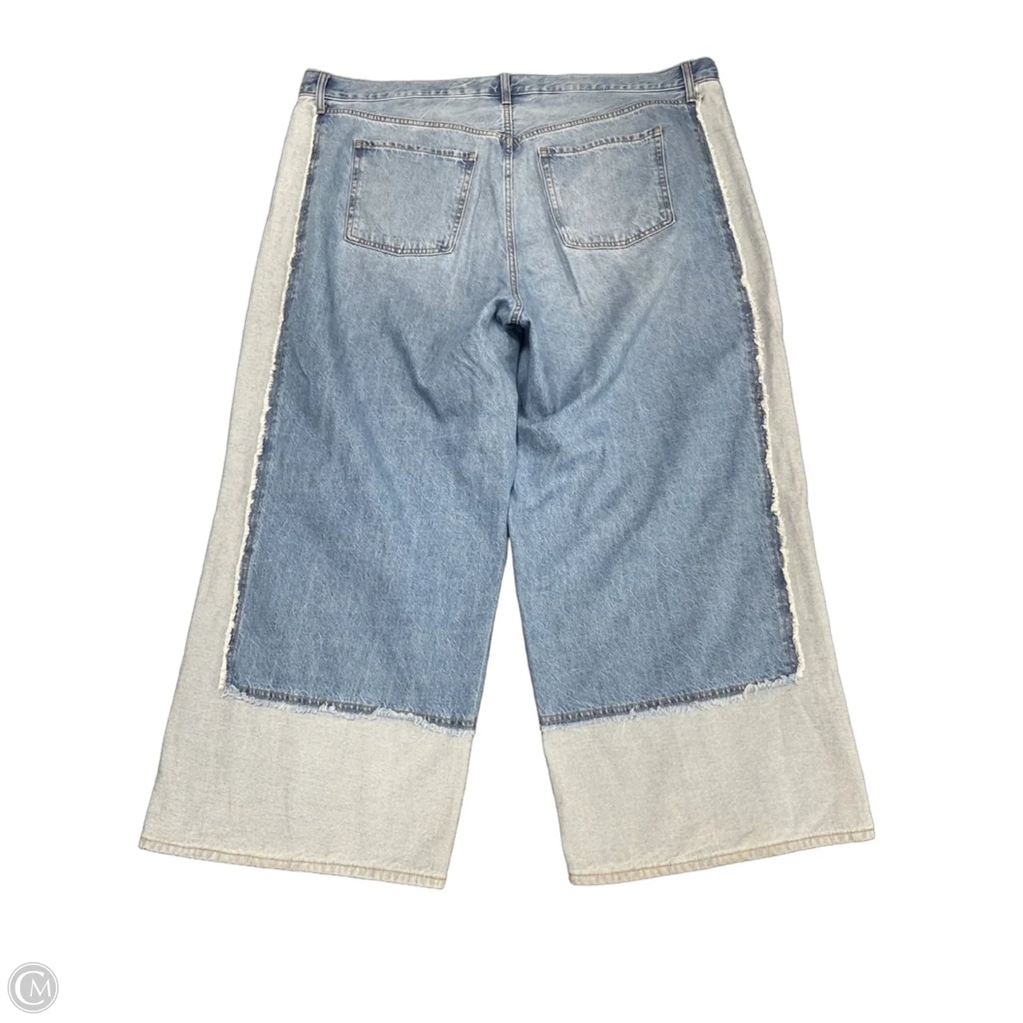 Jeans Wide Leg By Old Navy In Blue Denim, Size: 22