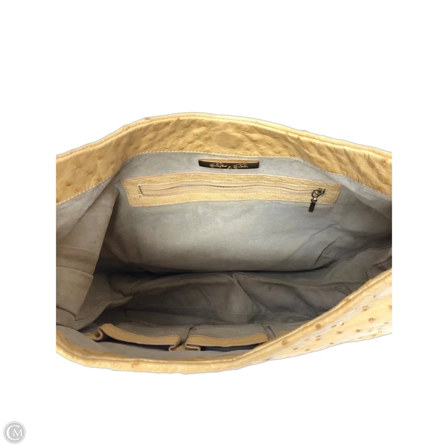 Handbag Leather By Cmc, Size: Medium