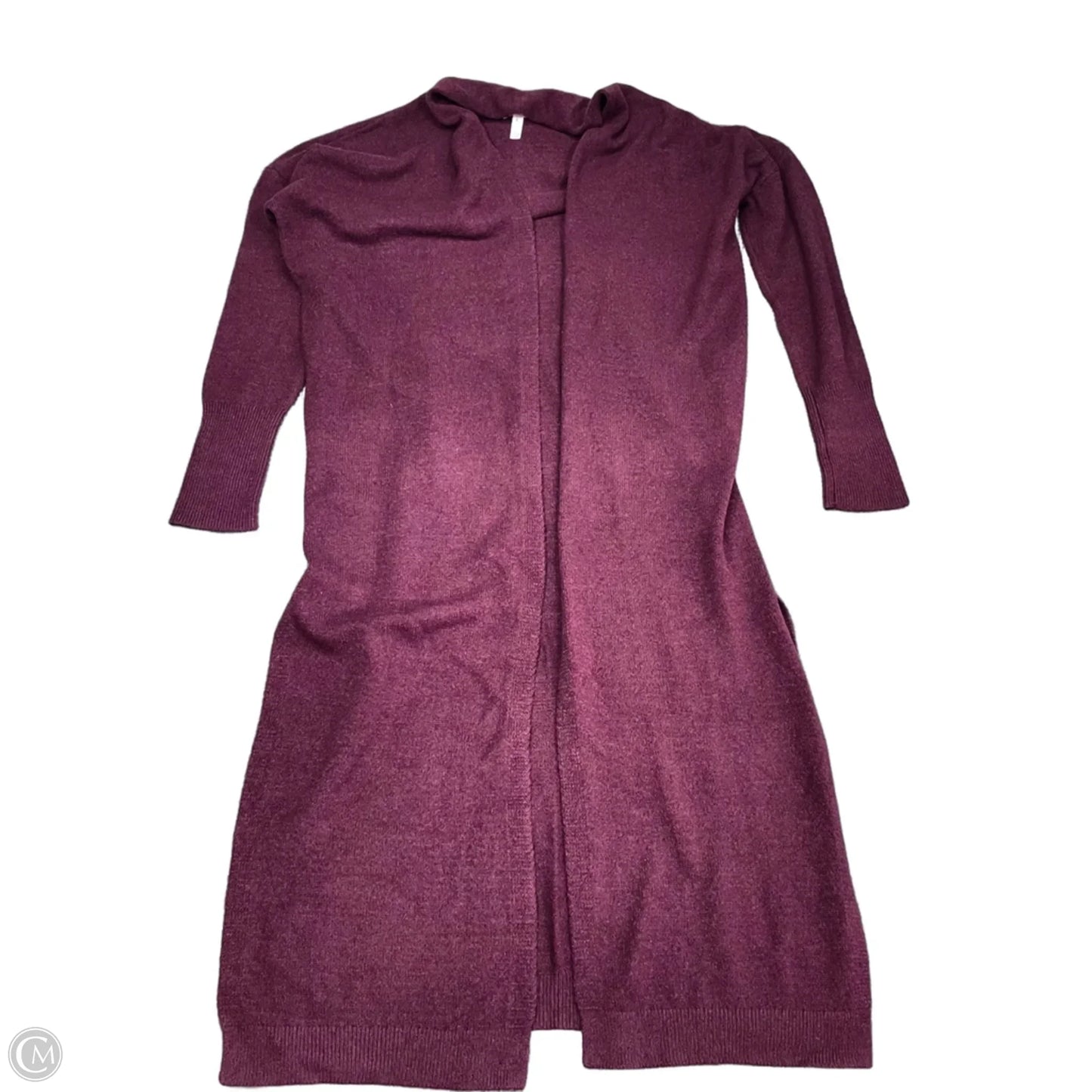 Sweater Cardigan By Leith In Purple, Size: Xl
