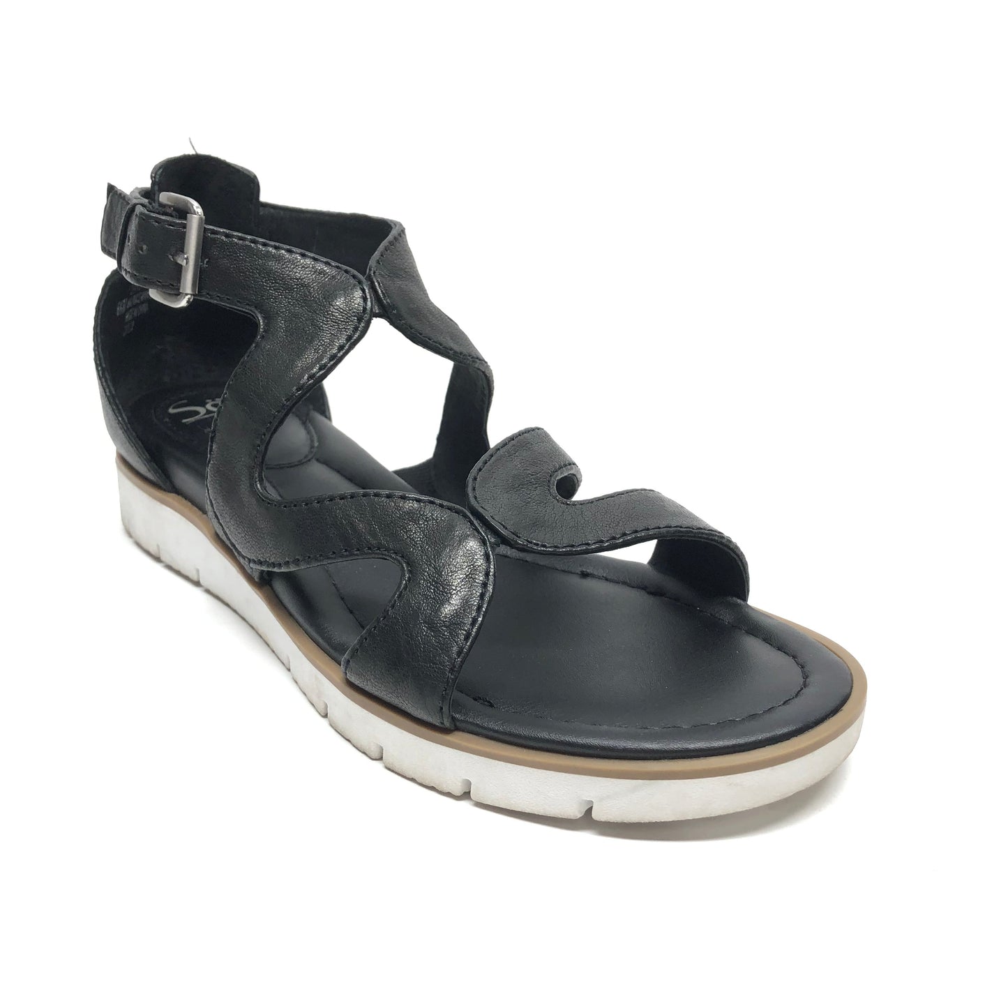 Sandals Flats By Sofft In Black, Size: 6.5