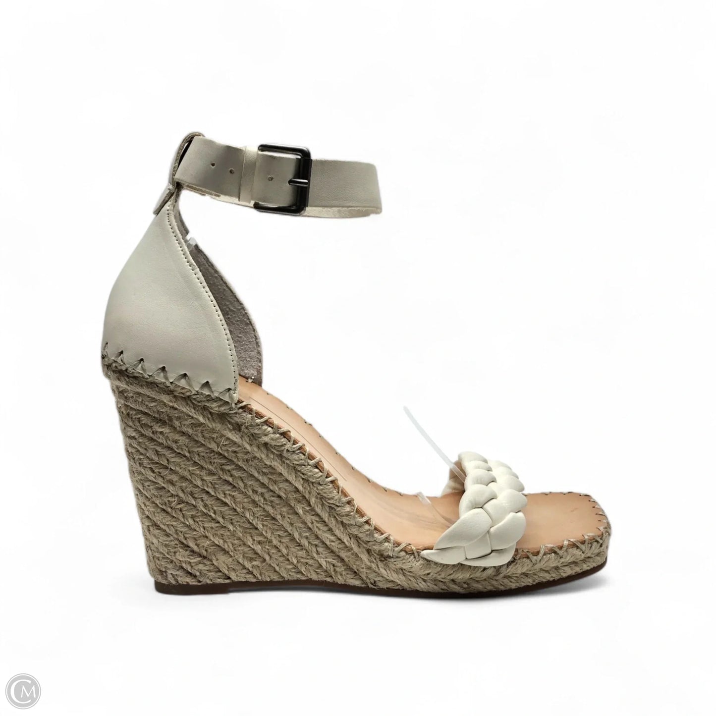 Sandals Heels Wedge By Dolce Vita In White, Size: 9.5
