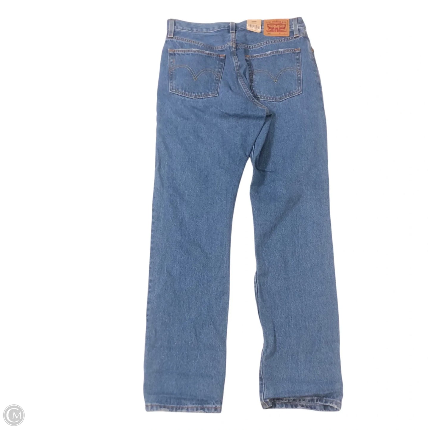 Jeans Straight By Levis In Blue Denim, Size: 6