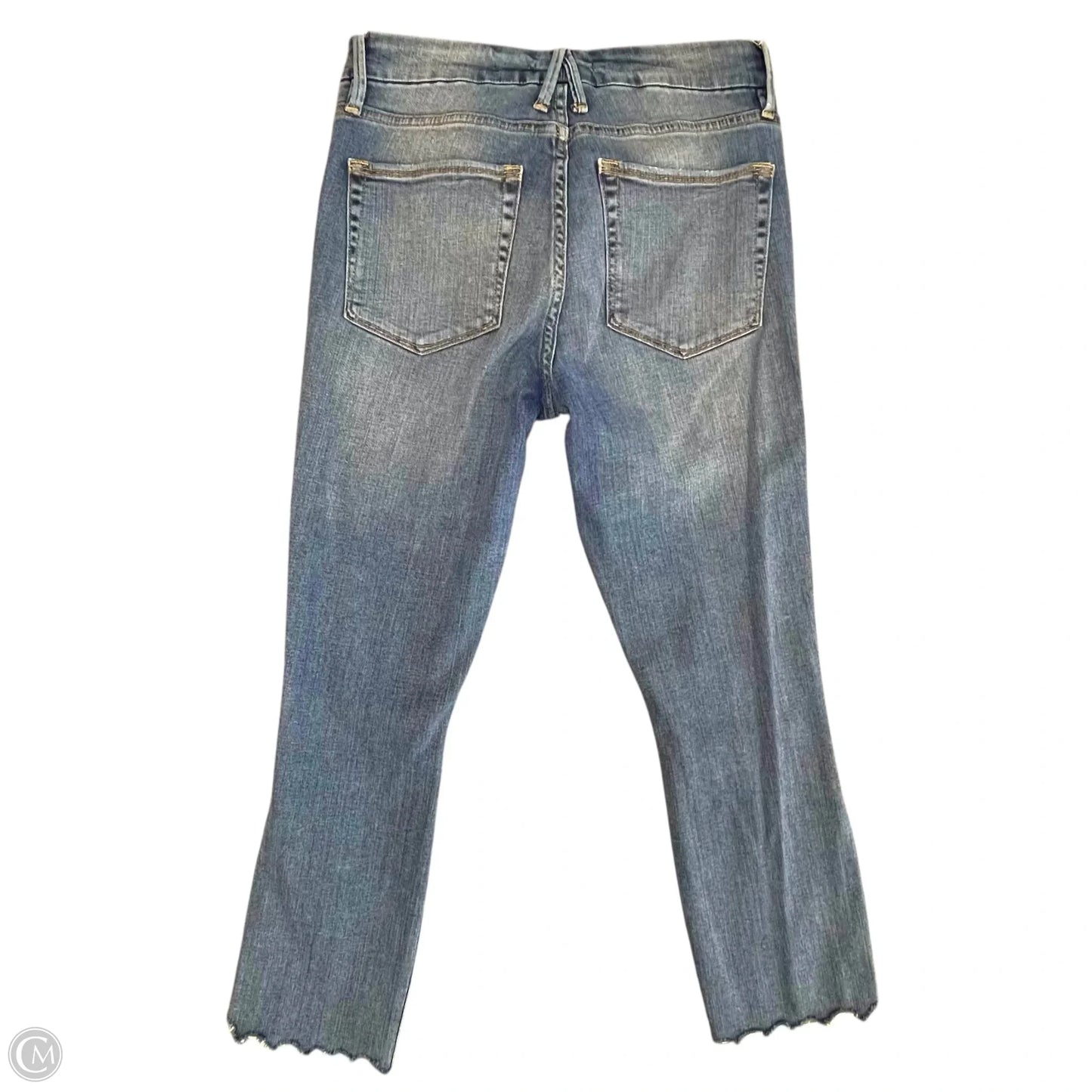 Jeans Skinny By Good American In Blue Denim, Size: 4
