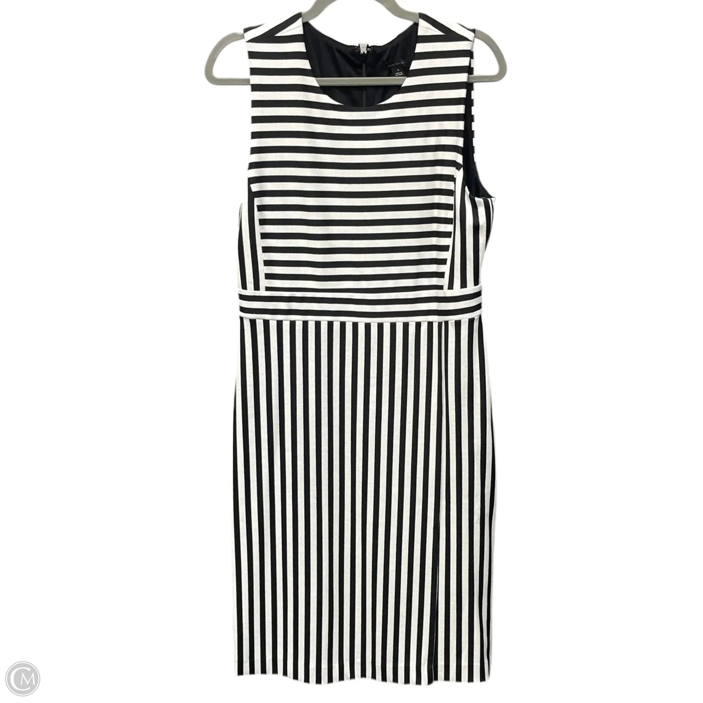 Dress Work By Ann Taylor In Black & White, Size: 10
