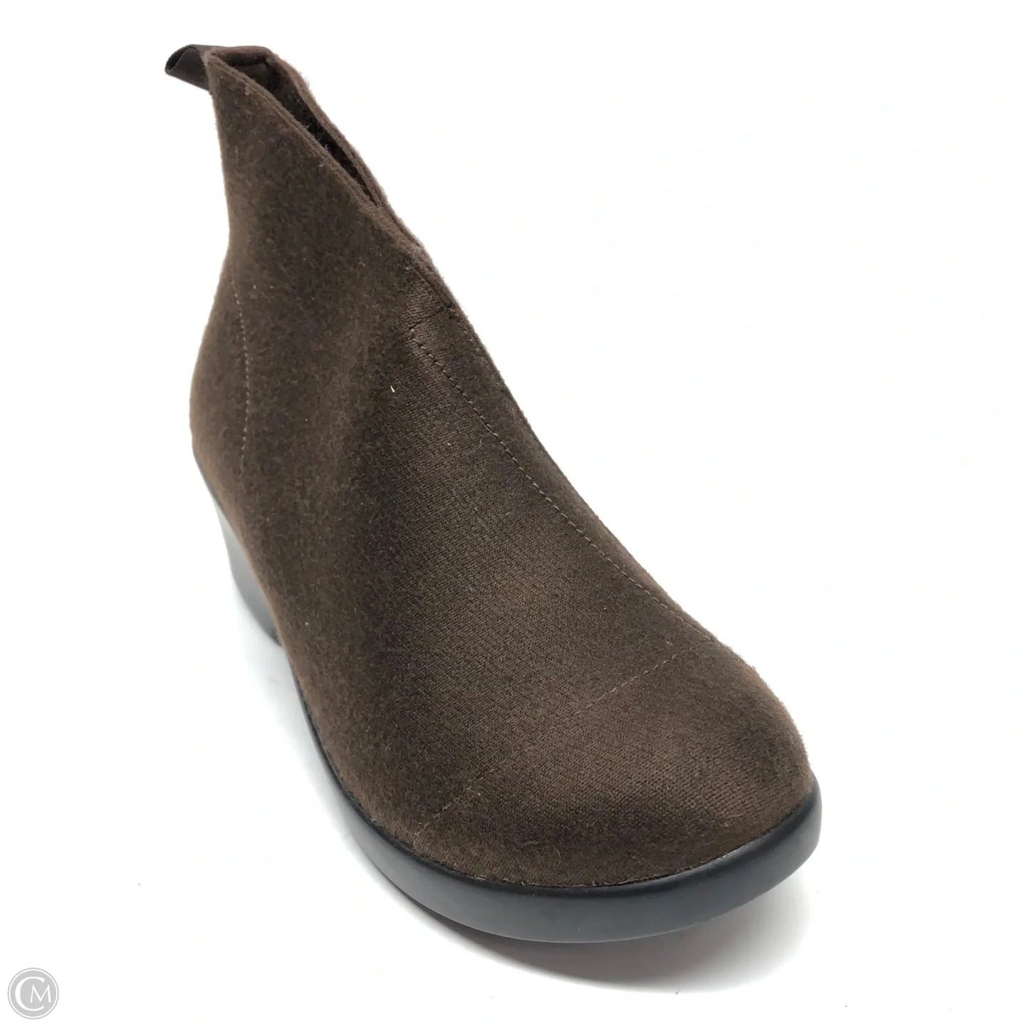 Boots Ankle Heels By Alegria In Brown, Size: 8.5