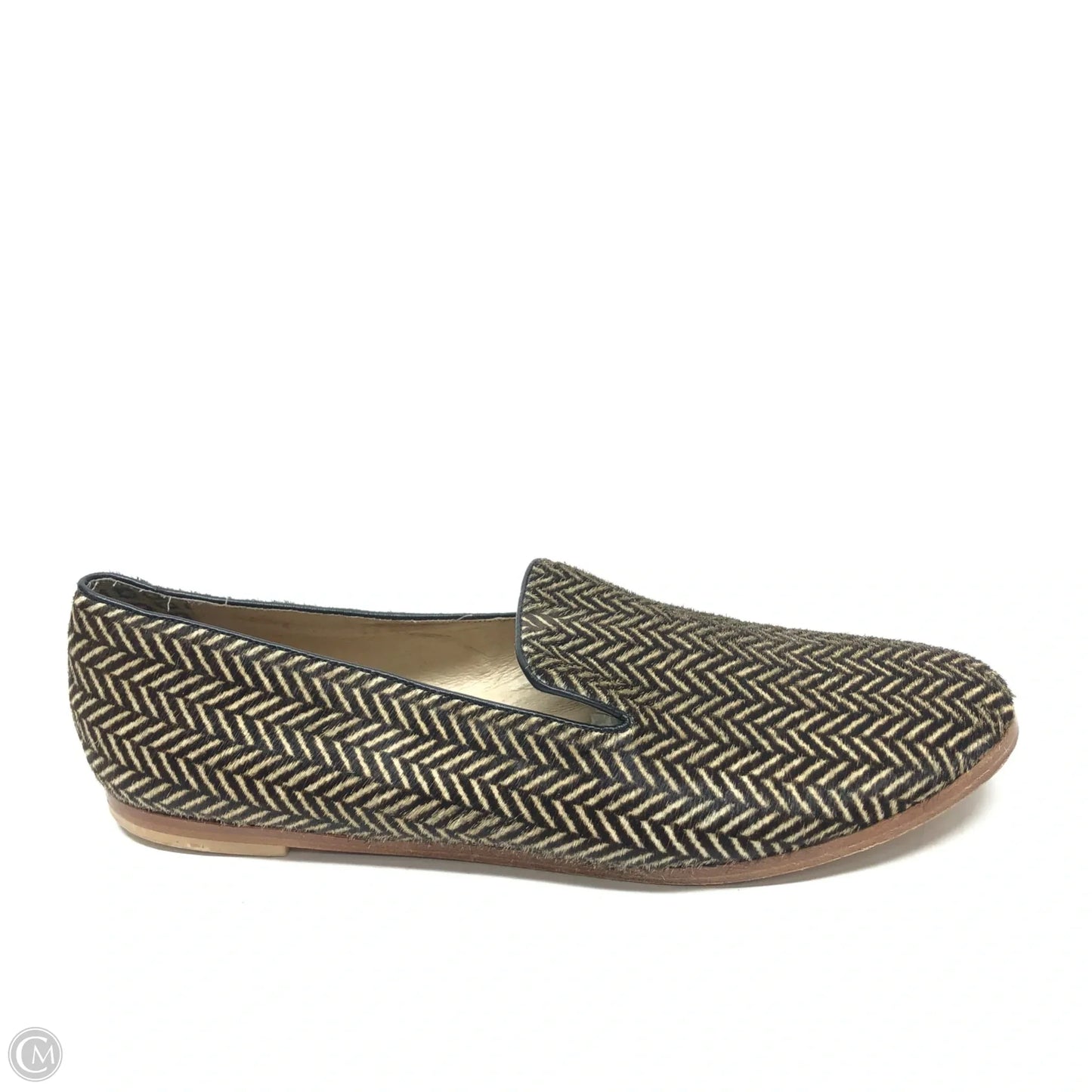 Shoes Flats By Cmc In Black & Cream, Size: 11