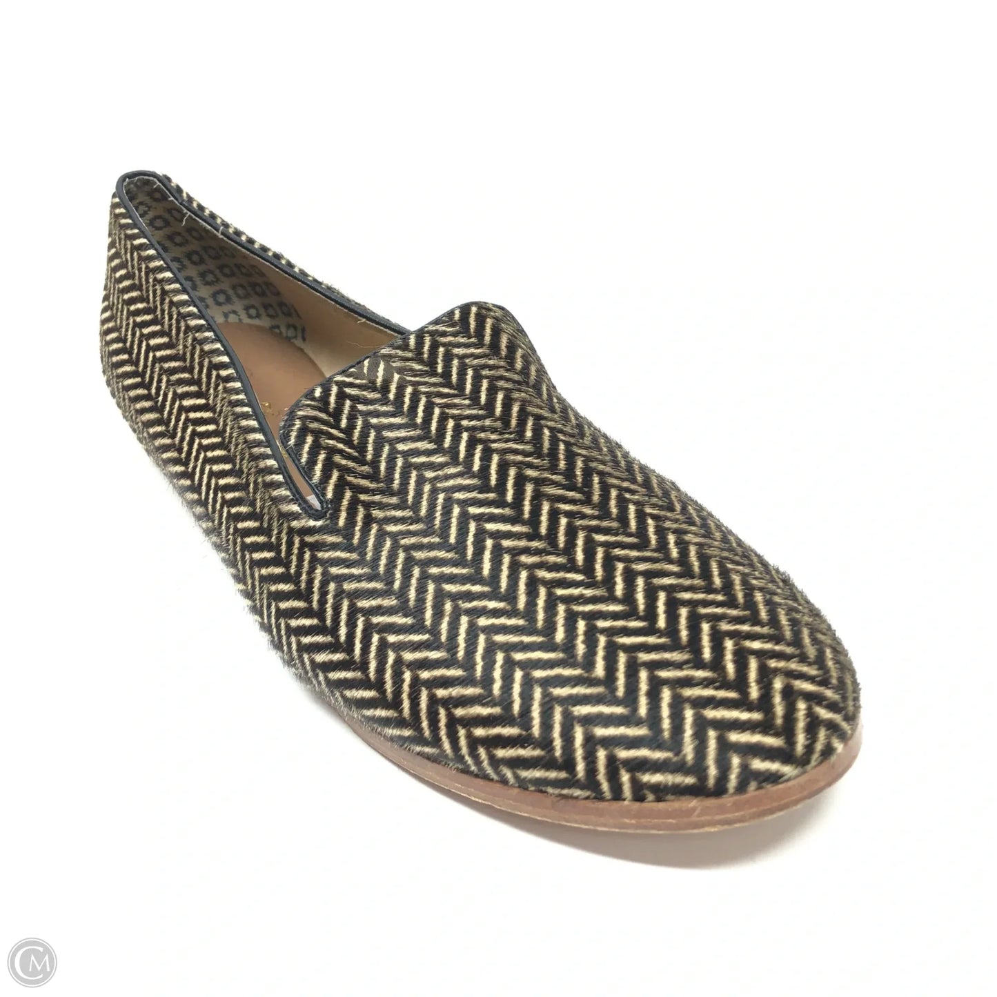 Shoes Flats By Cmc In Black & Cream, Size: 11