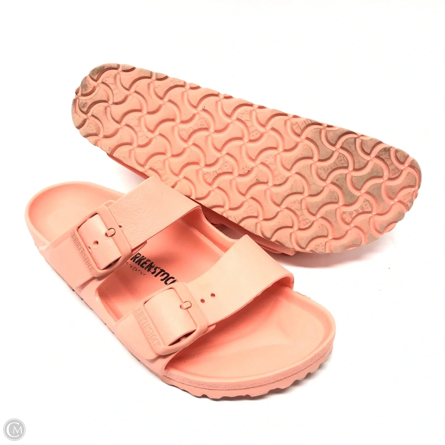 Sandals Flats By Birkenstock In Orange, Size: 7