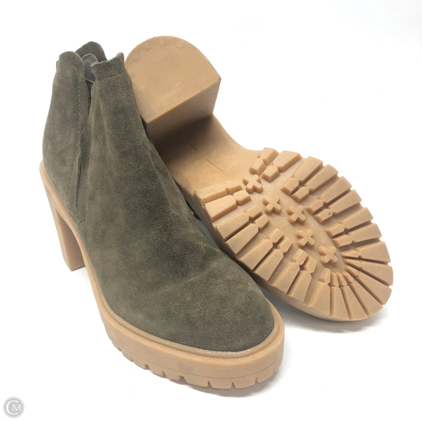 Boots Ankle Heels By Dolce Vita In Green, Size: 9