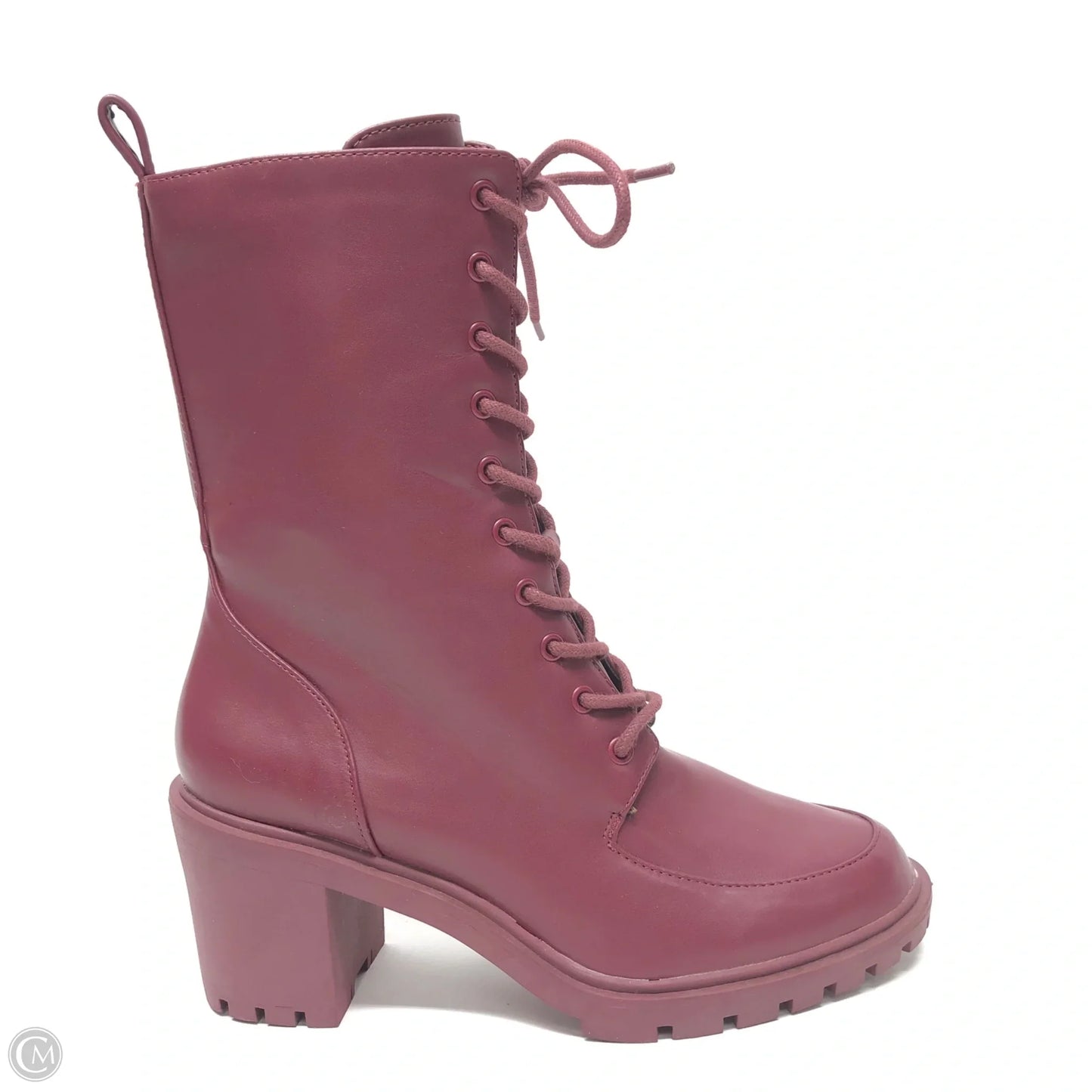 Boots Mid-calf Heels By Alfani In Purple, Size: 8