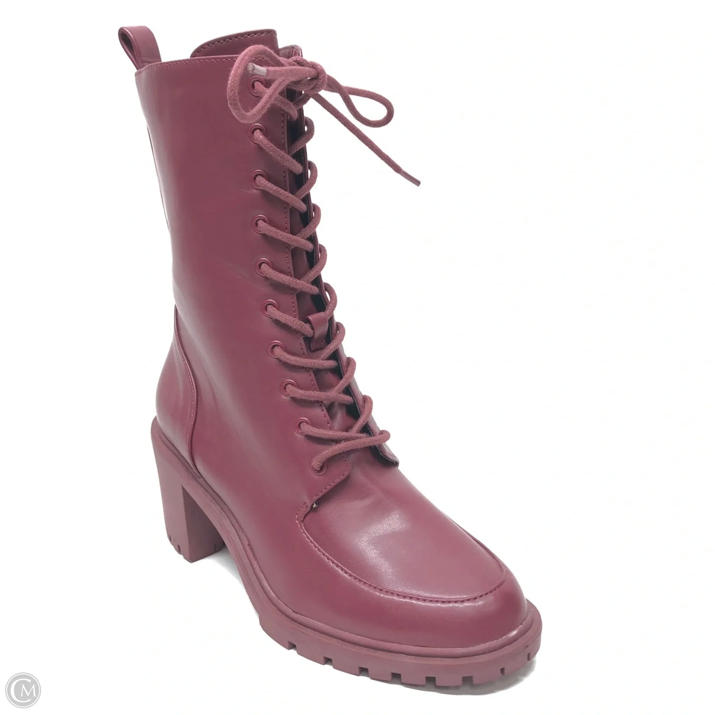 Boots Mid-calf Heels By Alfani In Purple, Size: 8