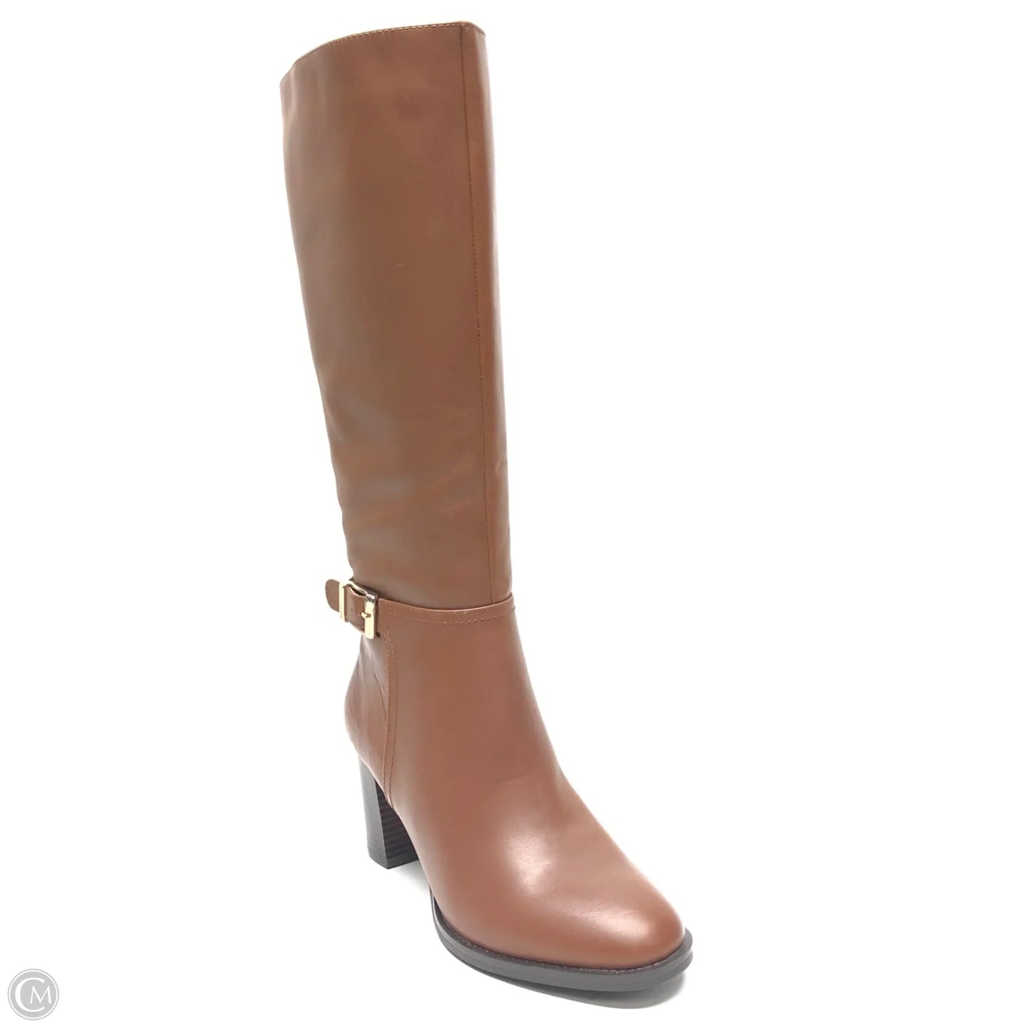 Boots Knee Heels By Giani Bernini In Brown, Size: 7