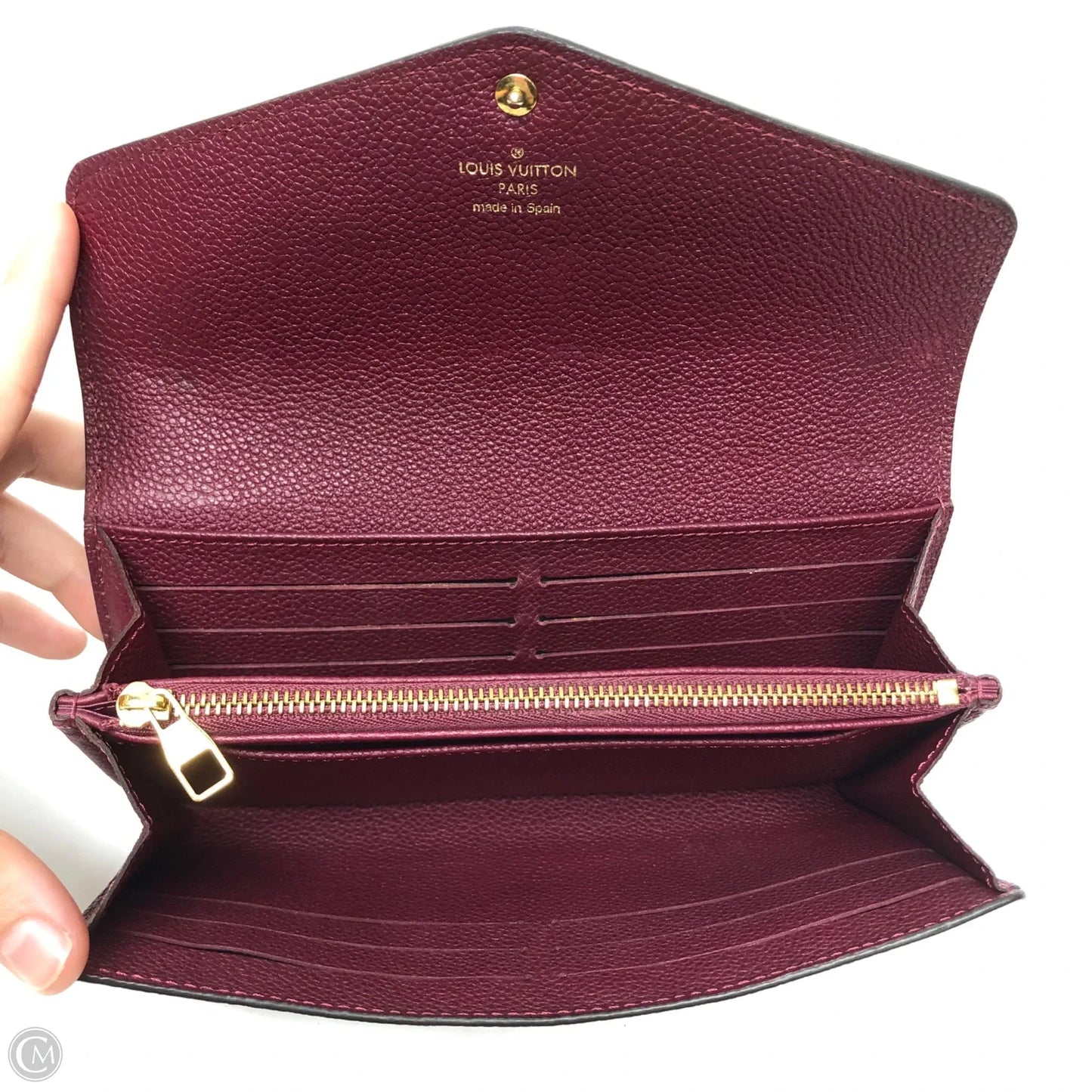 Wallet Luxury Designer By Louis Vuitton, Size: Large