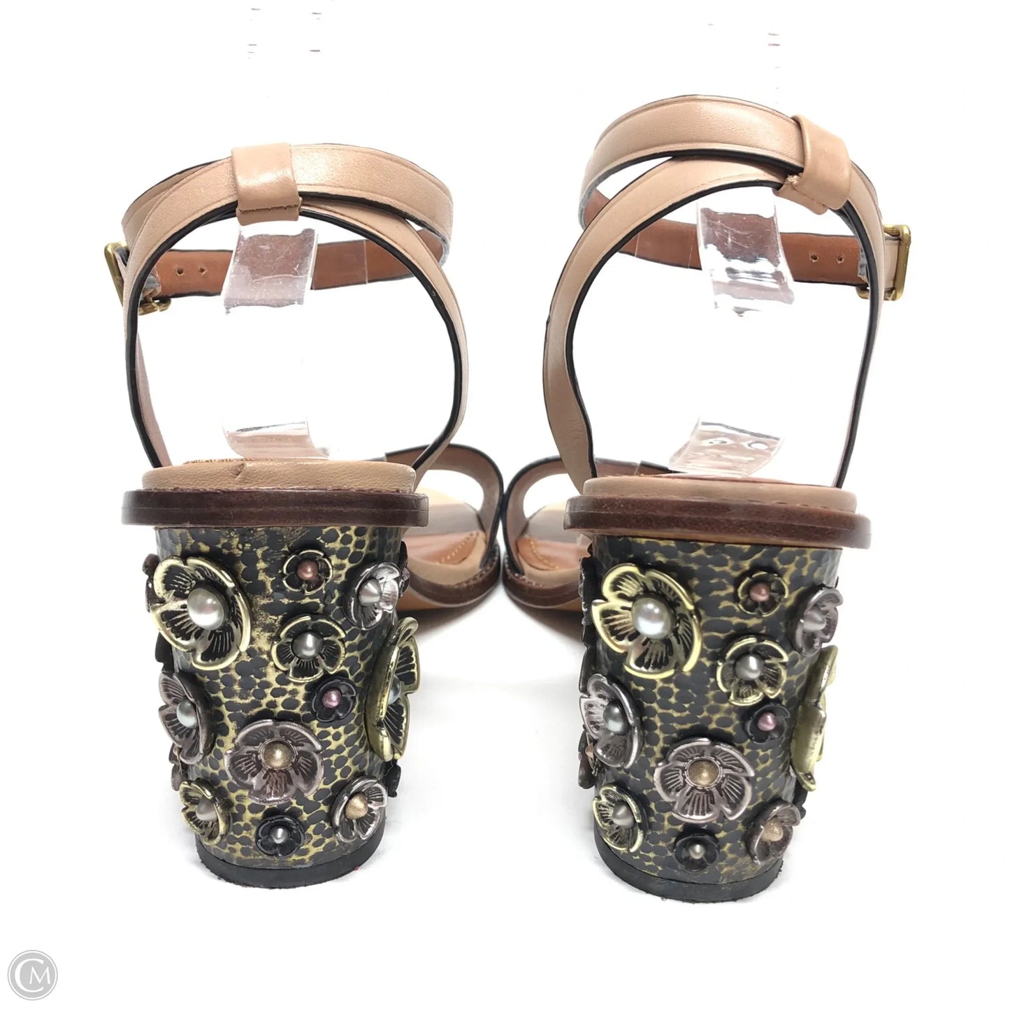 Sandals Designer By Coach In Beige, Size: 11