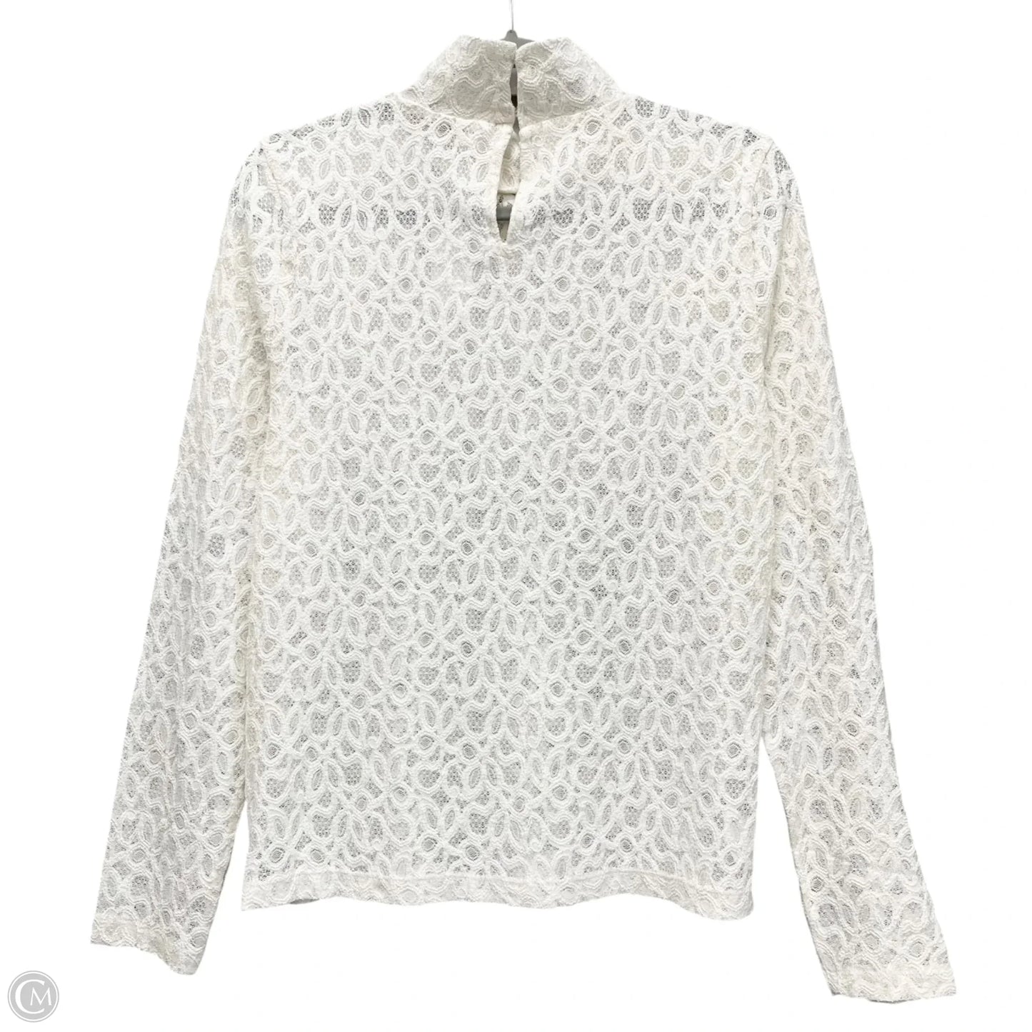 Top Long Sleeve By Loft In Cream, Size: L