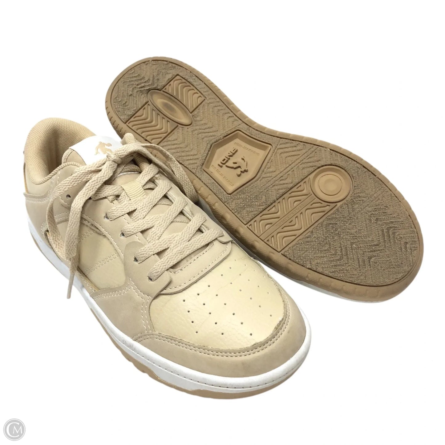 Shoes Sneakers By Clothes Mentor In Cream, Size: 6