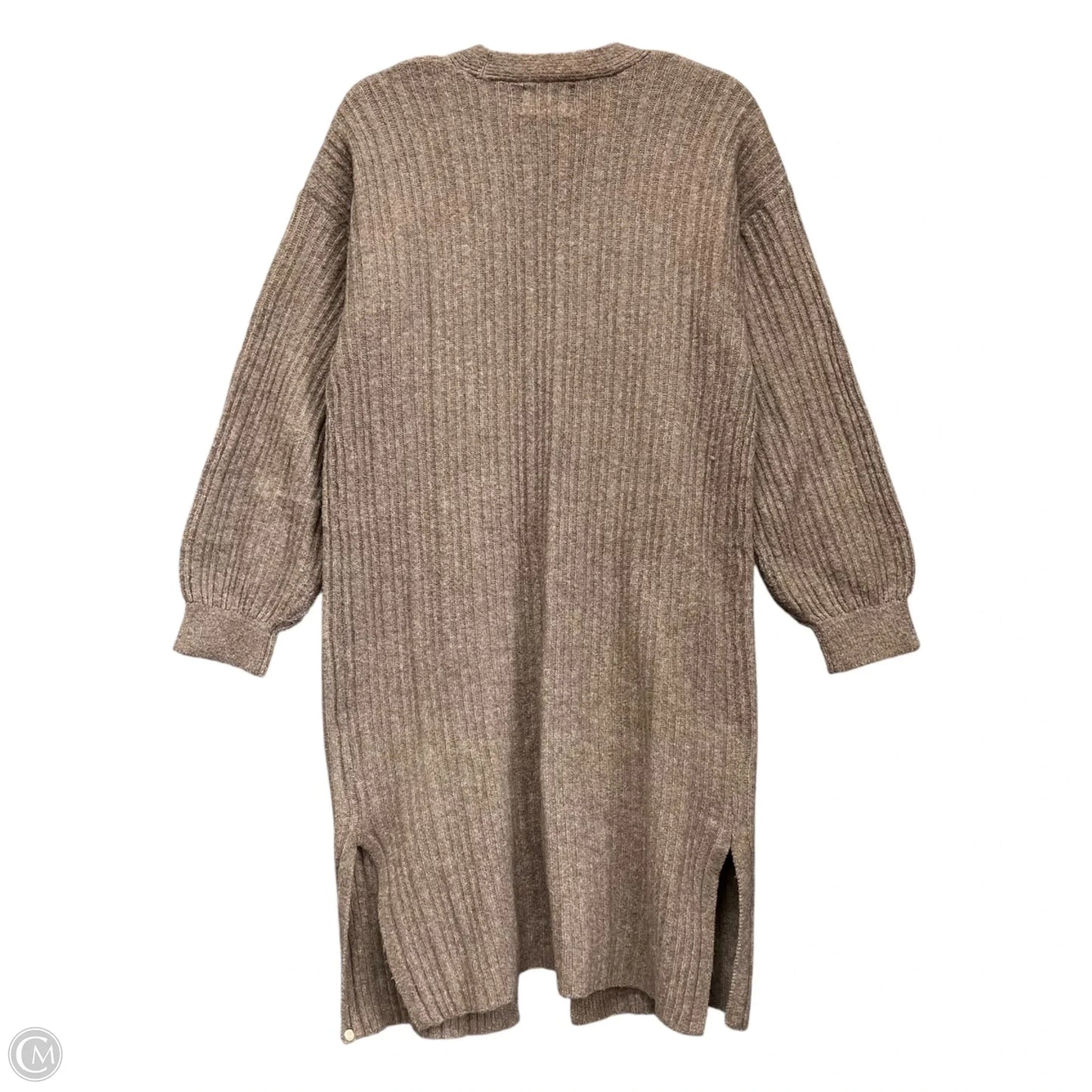 Sweater Cardigan By Pink Rose In Taupe, Size: S