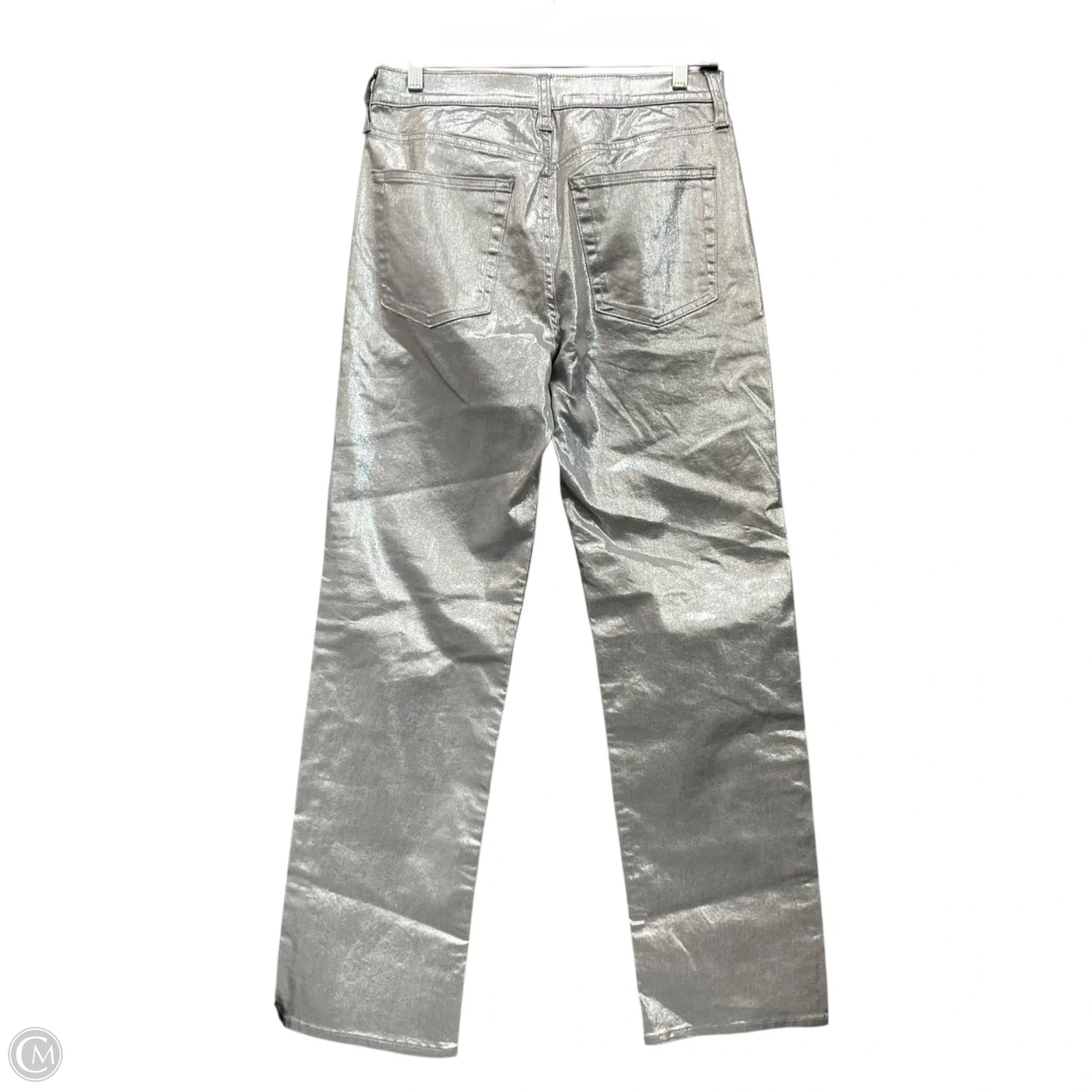 Jeans Straight By Gap In Silver, Size: 4