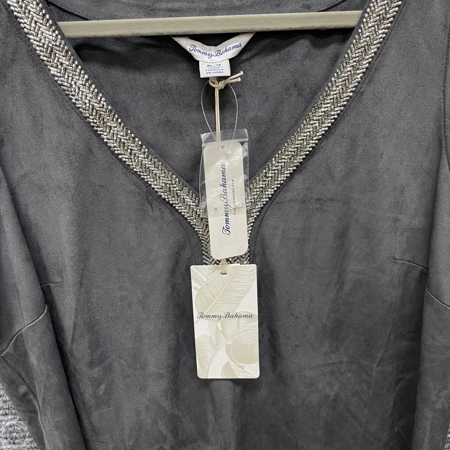 Dress Casual Short By Tommy Bahama In Grey, Size: M