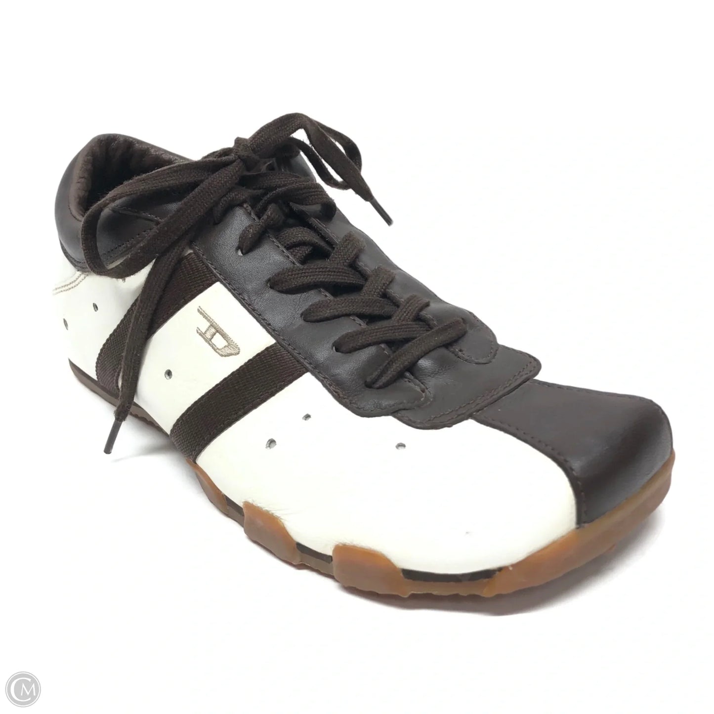 Shoes Sneakers By Diesel In Brown & Cream, Size: 8.5