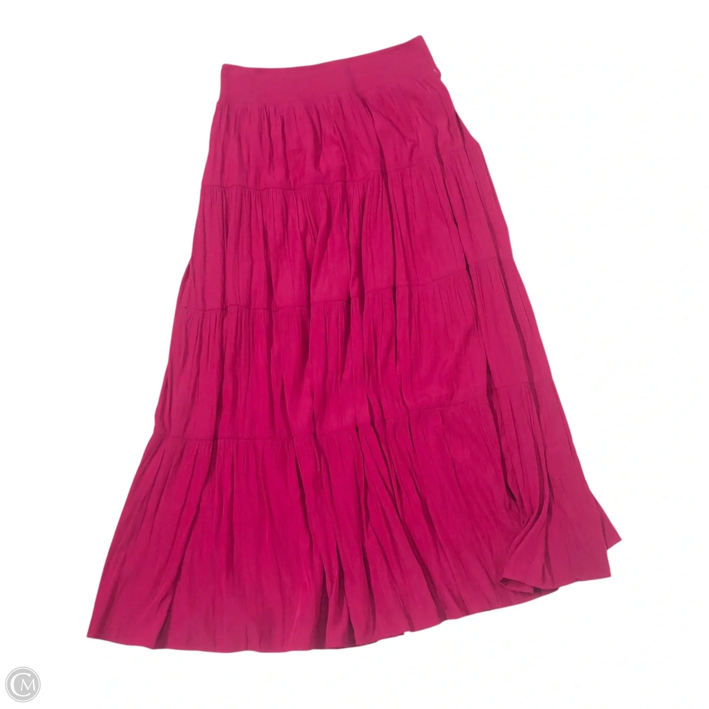 Skirt Midi By Chicos In Pink, Size: 8