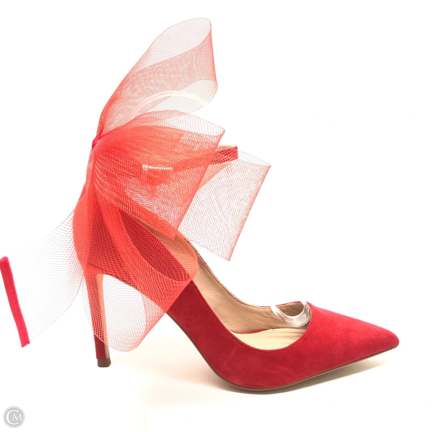 Shoes Heels Stiletto By Charles David In Red, Size: 8.5