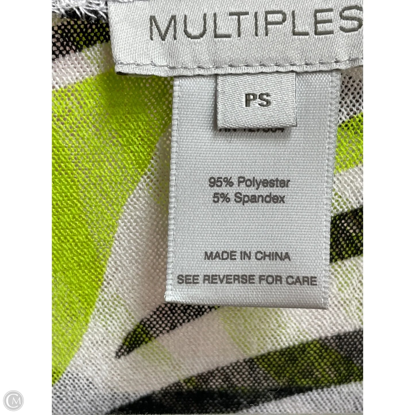 Cardigan By Multiples In Black & Green, Size: Sp