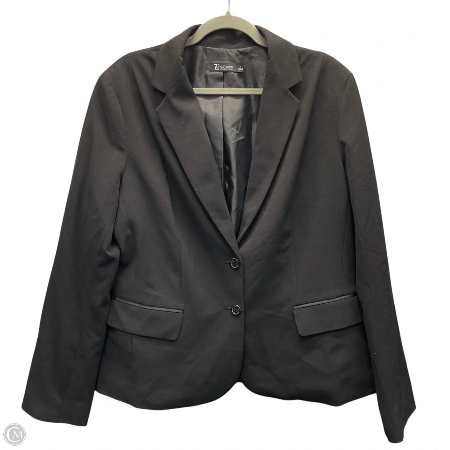 Blazer By New York And Co In Black, Size: 18