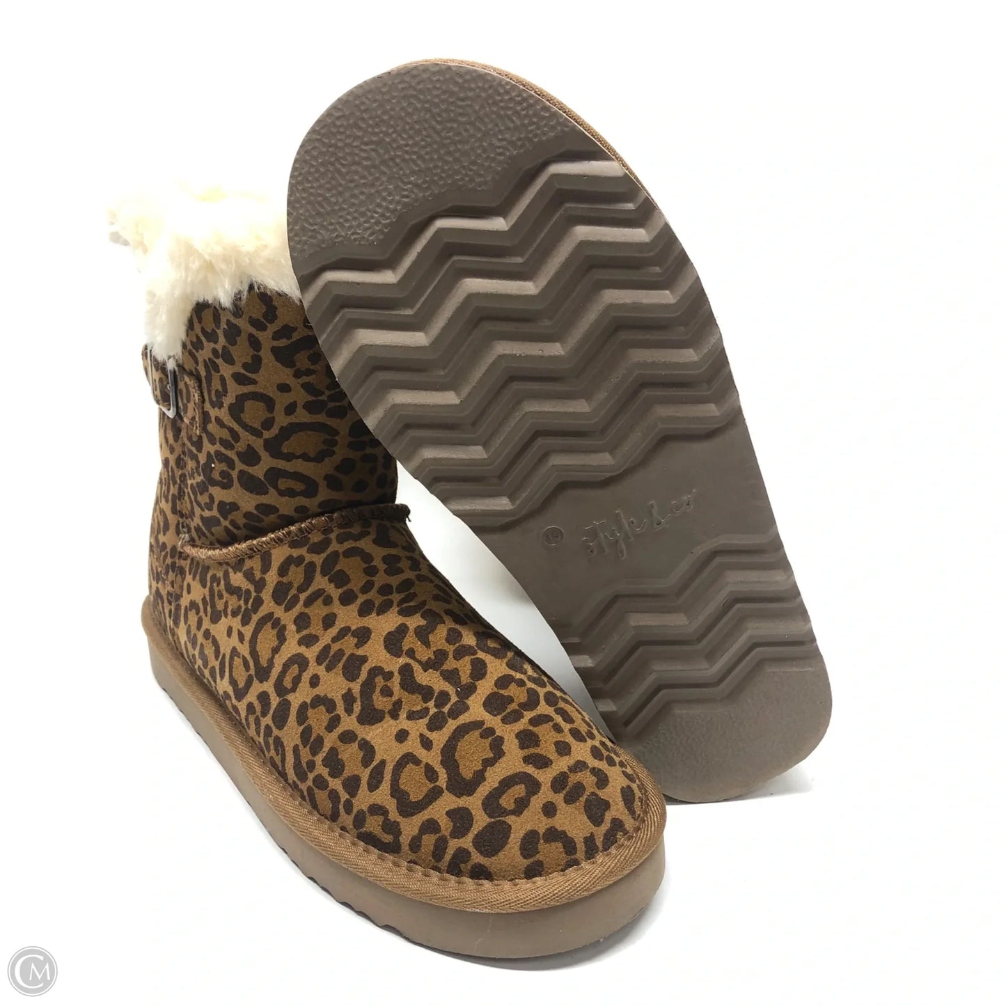 Boots Ankle Flats By Style And Company In Grey, Size: 10