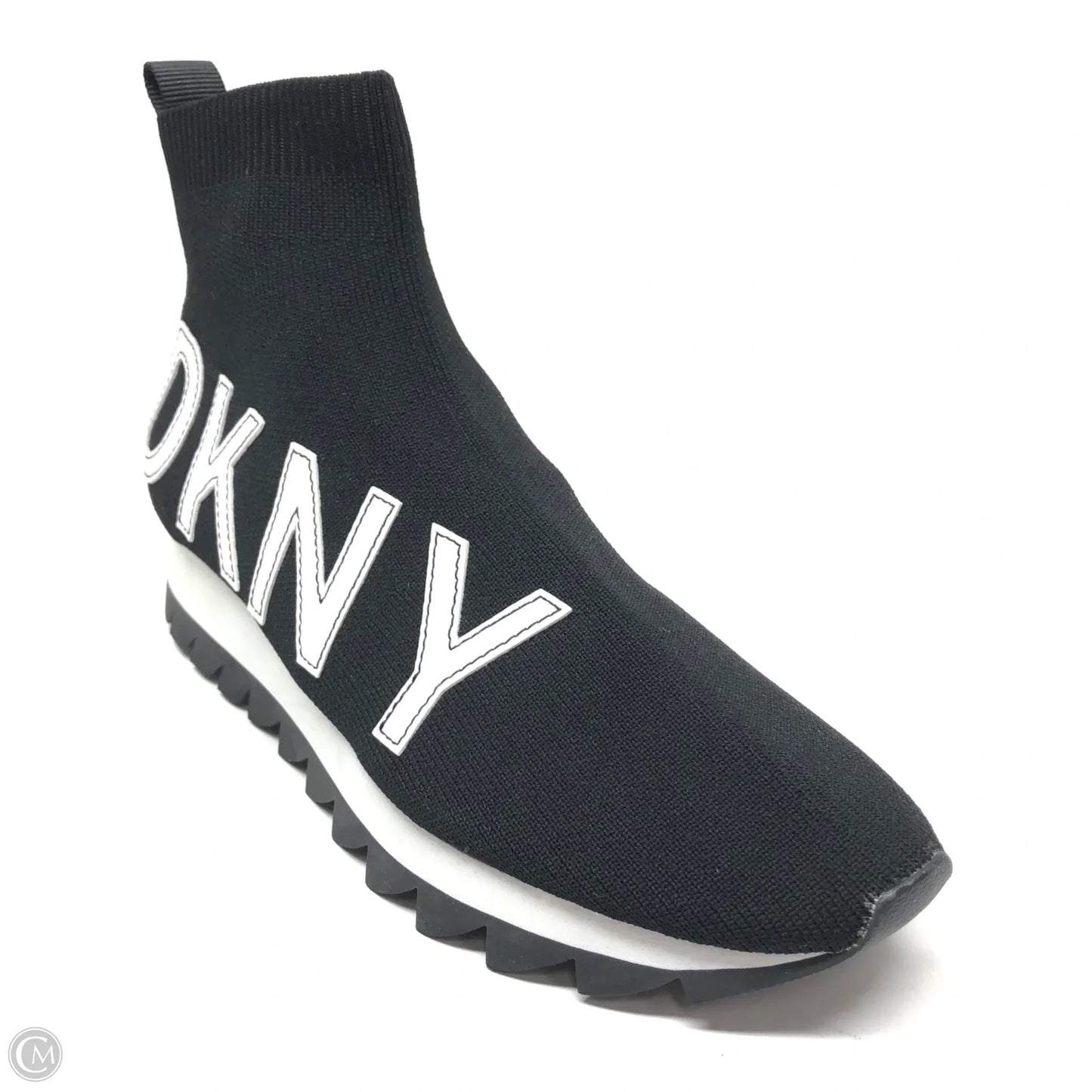 Shoes Sneakers By Dkny In Black & White, Size: 9.5