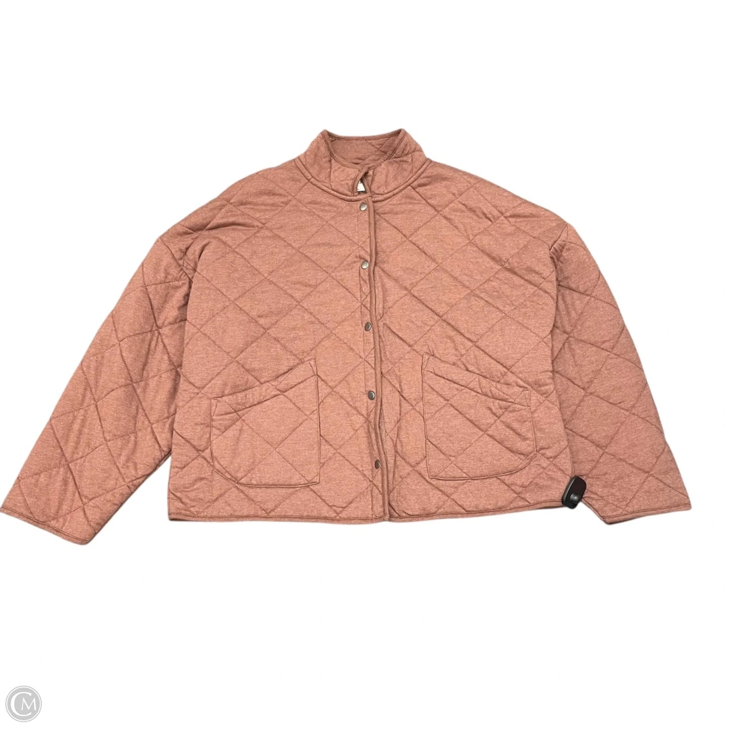 Jacket Puffer & Quilted By Z Supply In Orange, Size: L