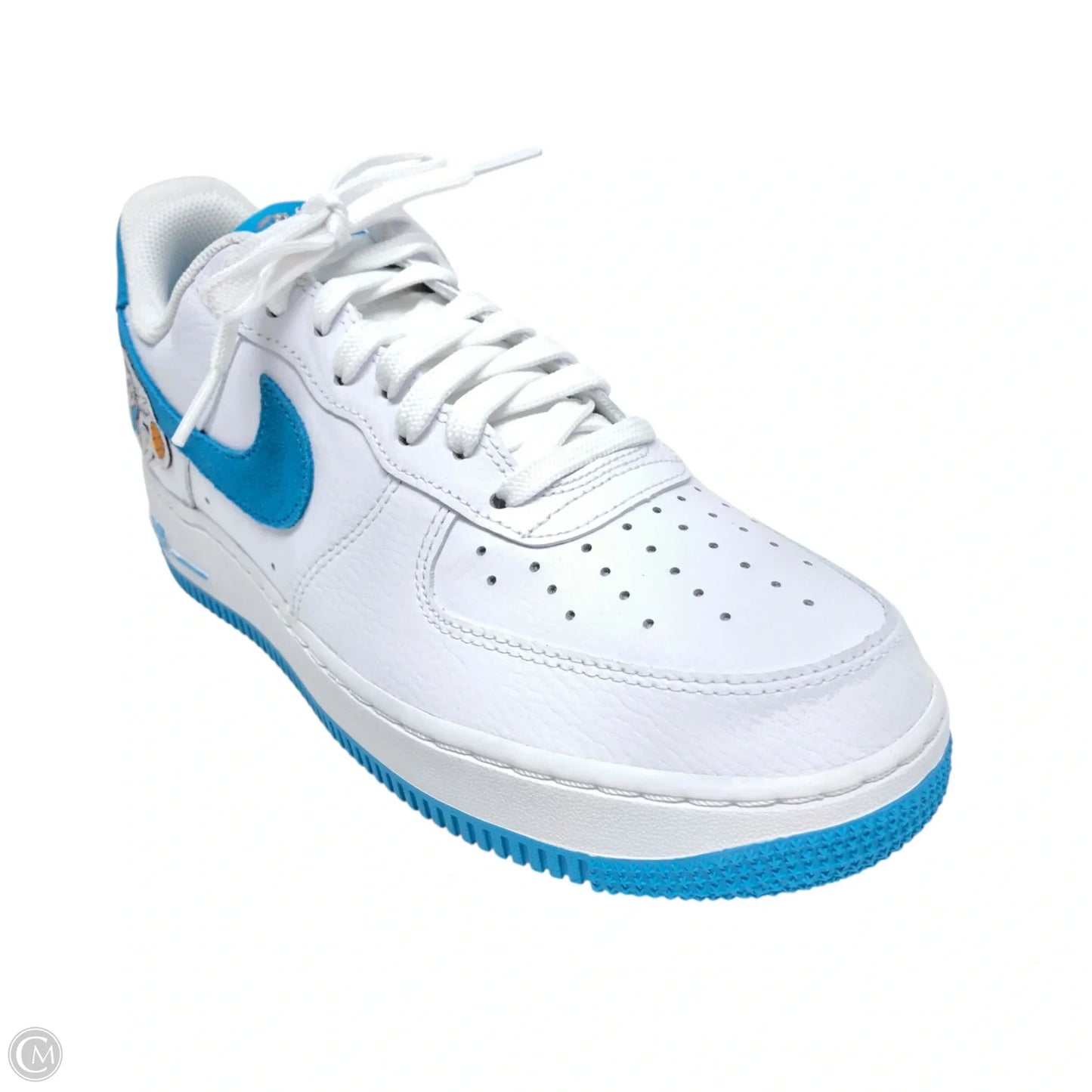 Shoes Sneakers By Nike In Blue & White, Size: 10