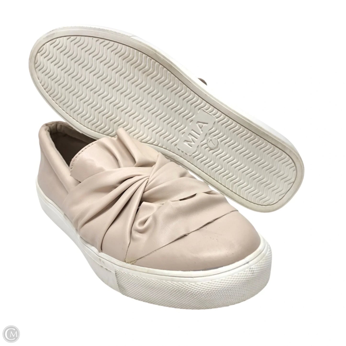 Shoes Sneakers By Mia In Beige, Size: 7