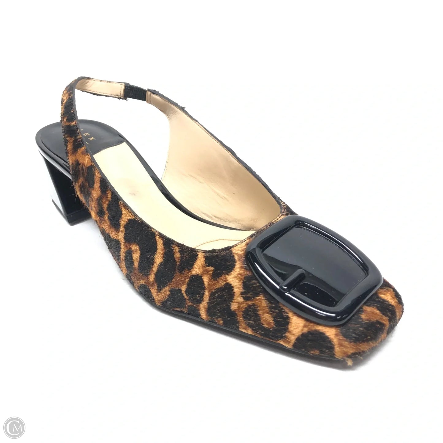 Shoes Heels Block By Alex Marie In Animal Print, Size: 7