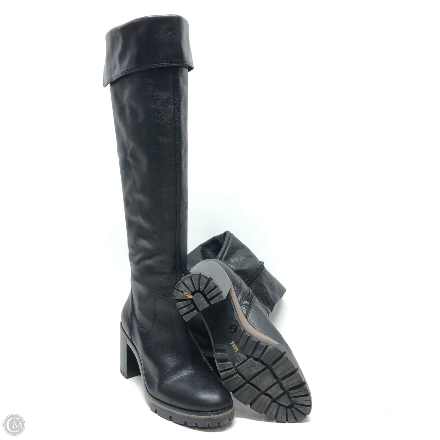 Boots Knee Heels By Vince Camuto In Black, Size: 7