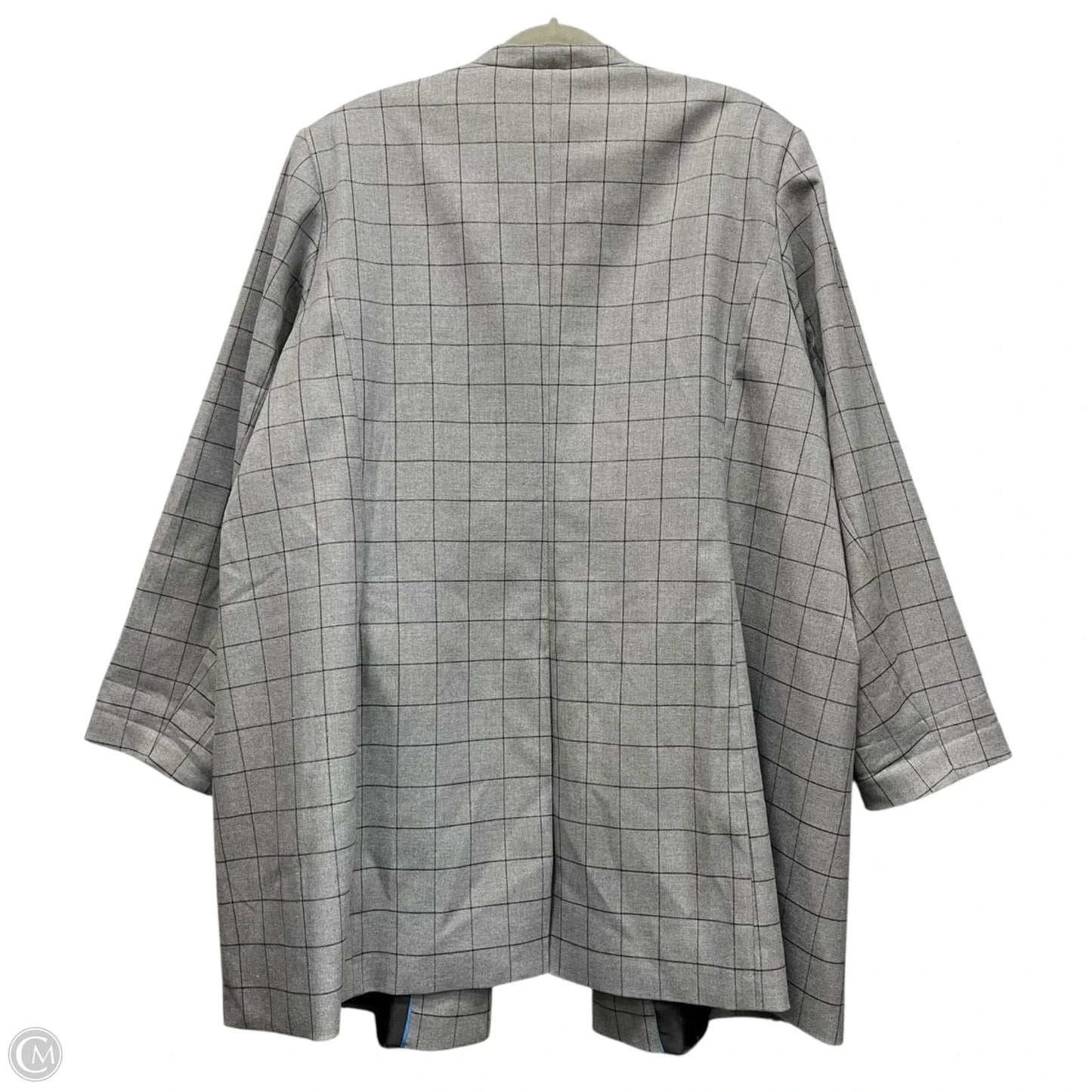 Blazer By Calvin Klein In Grey, Size: 24