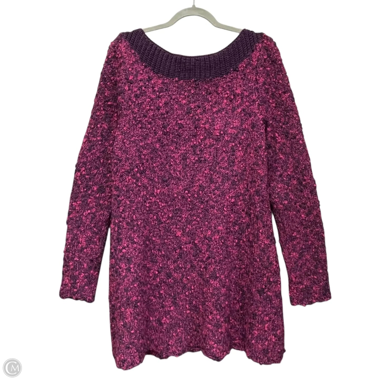 Sweater By Soft Surroundings In Pink & Purple, Size: Xl